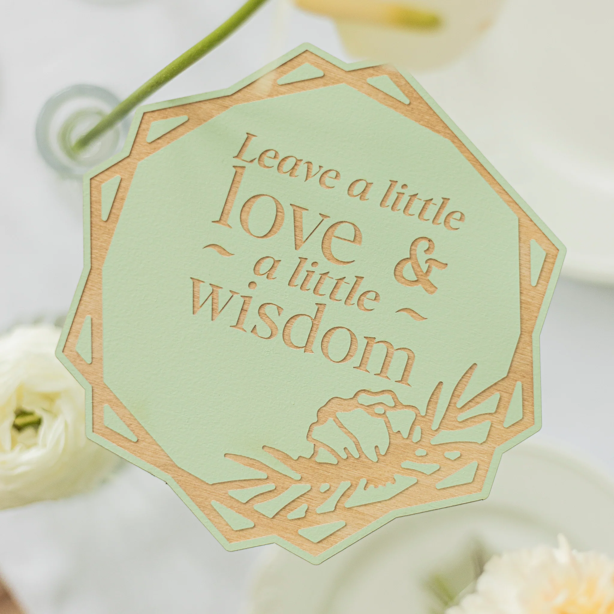 Memory Sign Acrylic Hexagon