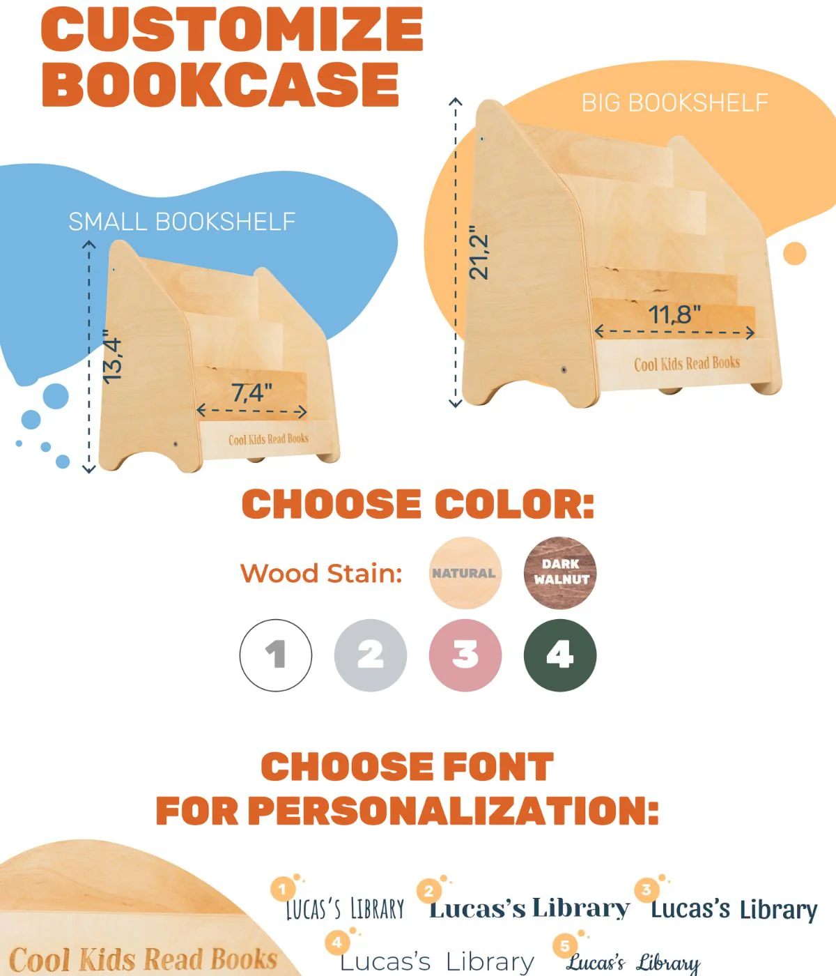 Montessori bookshelf for toddlers - Image 15