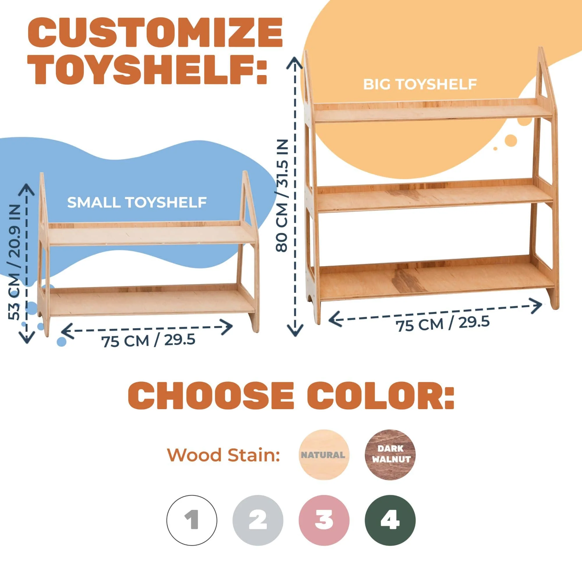 Montessori Toy Shelf - Image 15