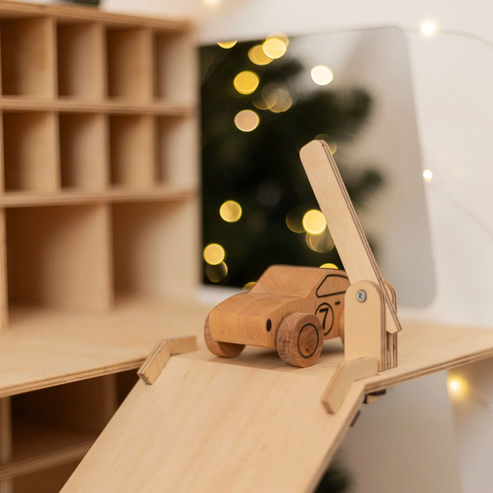 Natural Wooden Toy Car - Image 10