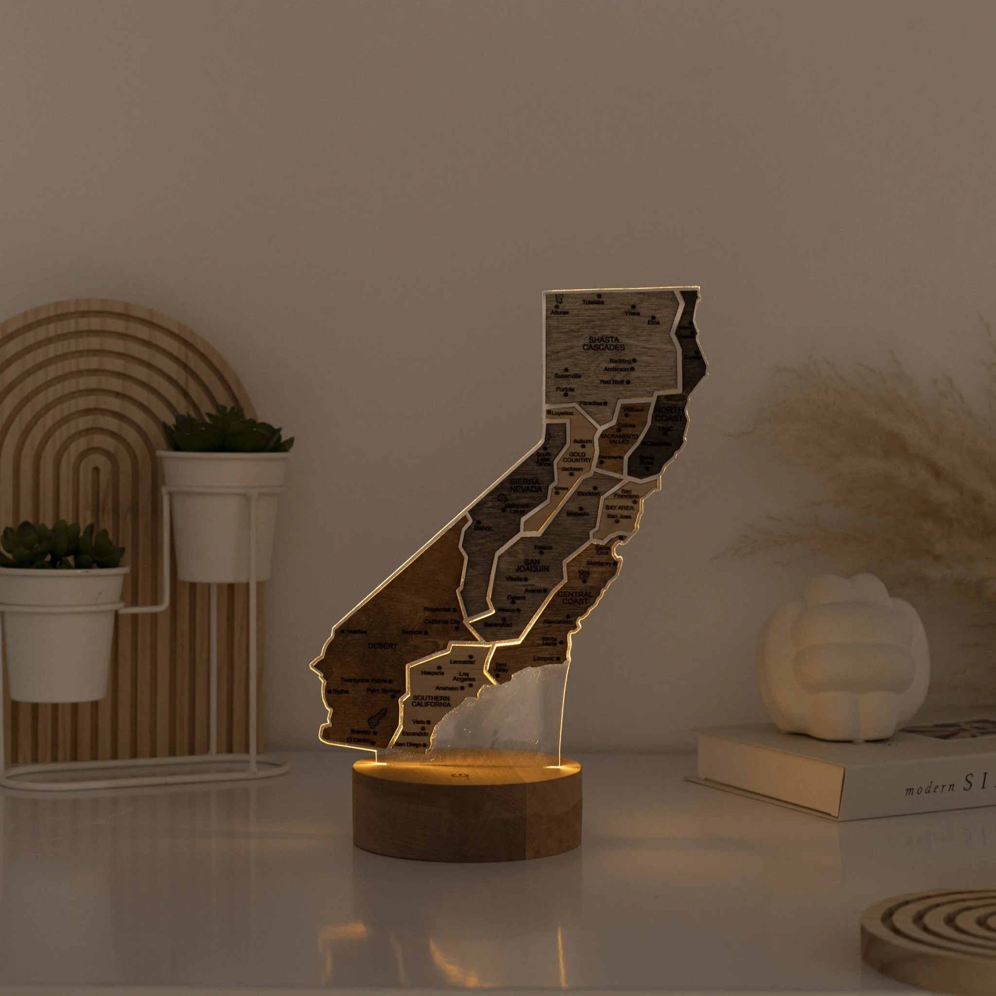 Night Light - Map of Texas State - Image 3