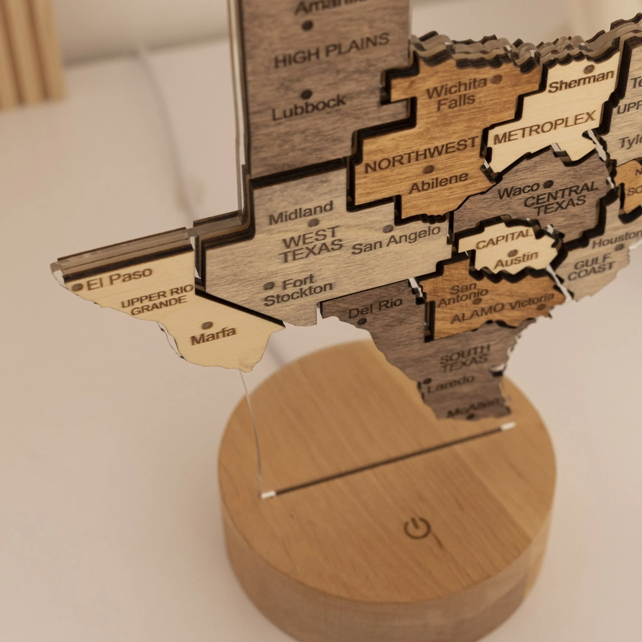 Night Light - Map of Texas State - Image 4