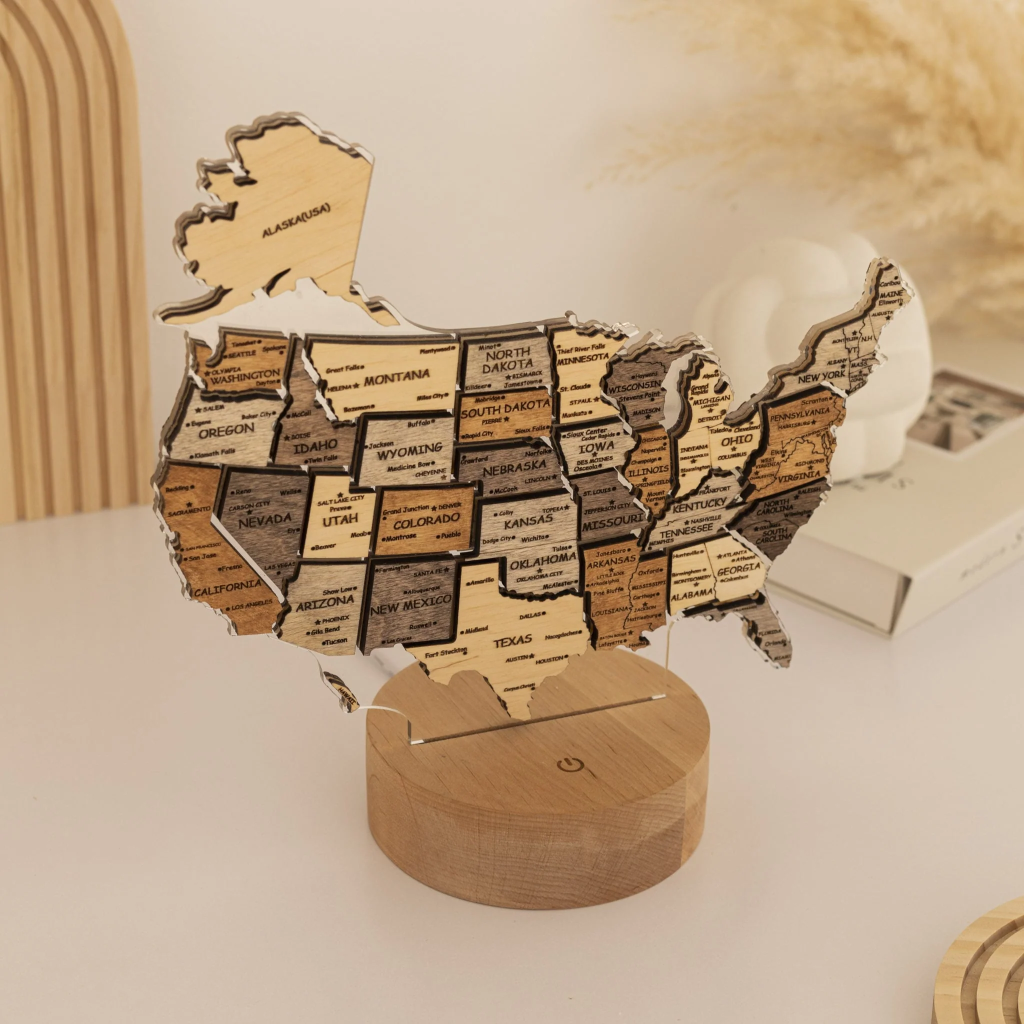 Night Light - Map of USA - Image 6
