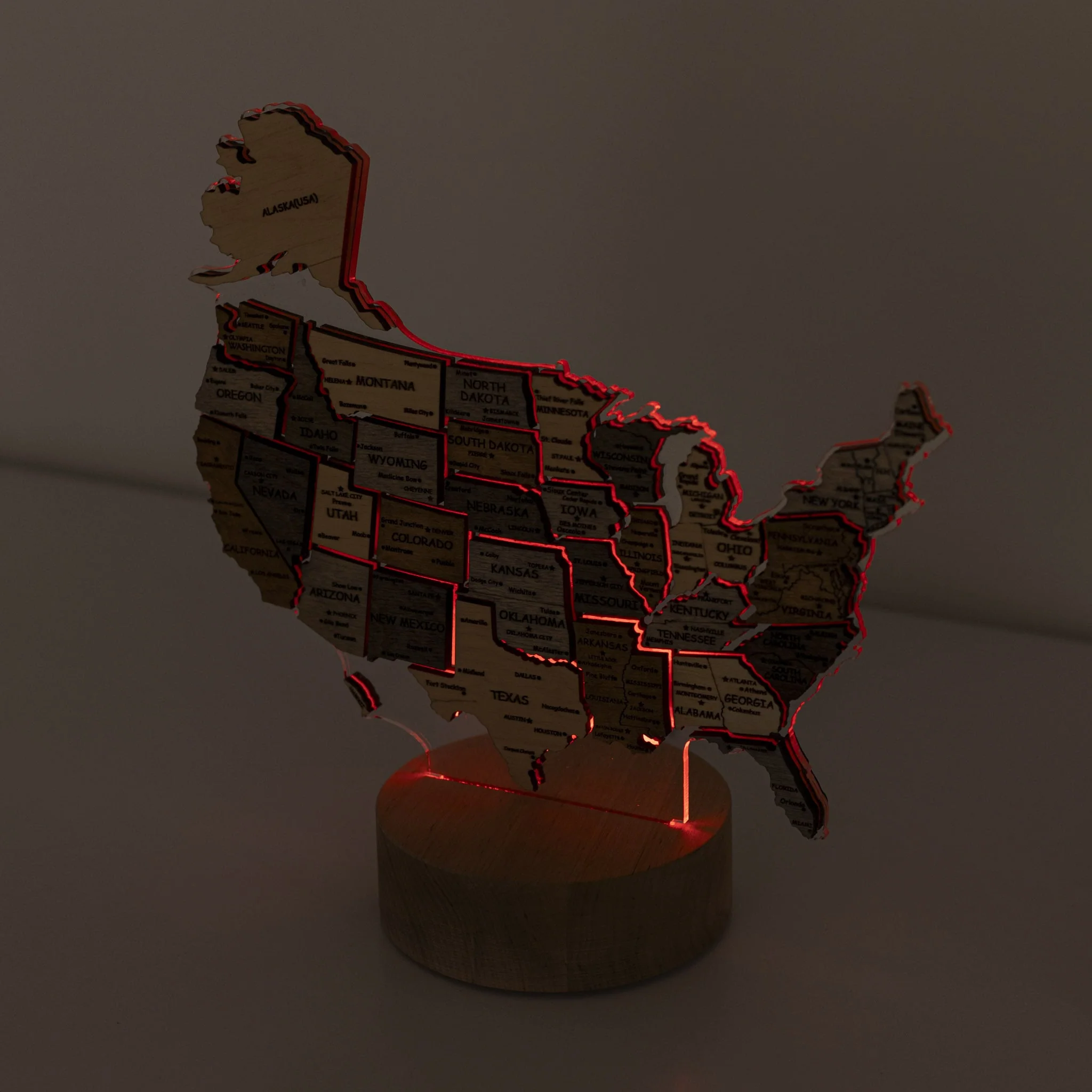 Night Light - Map of USA - Image 8