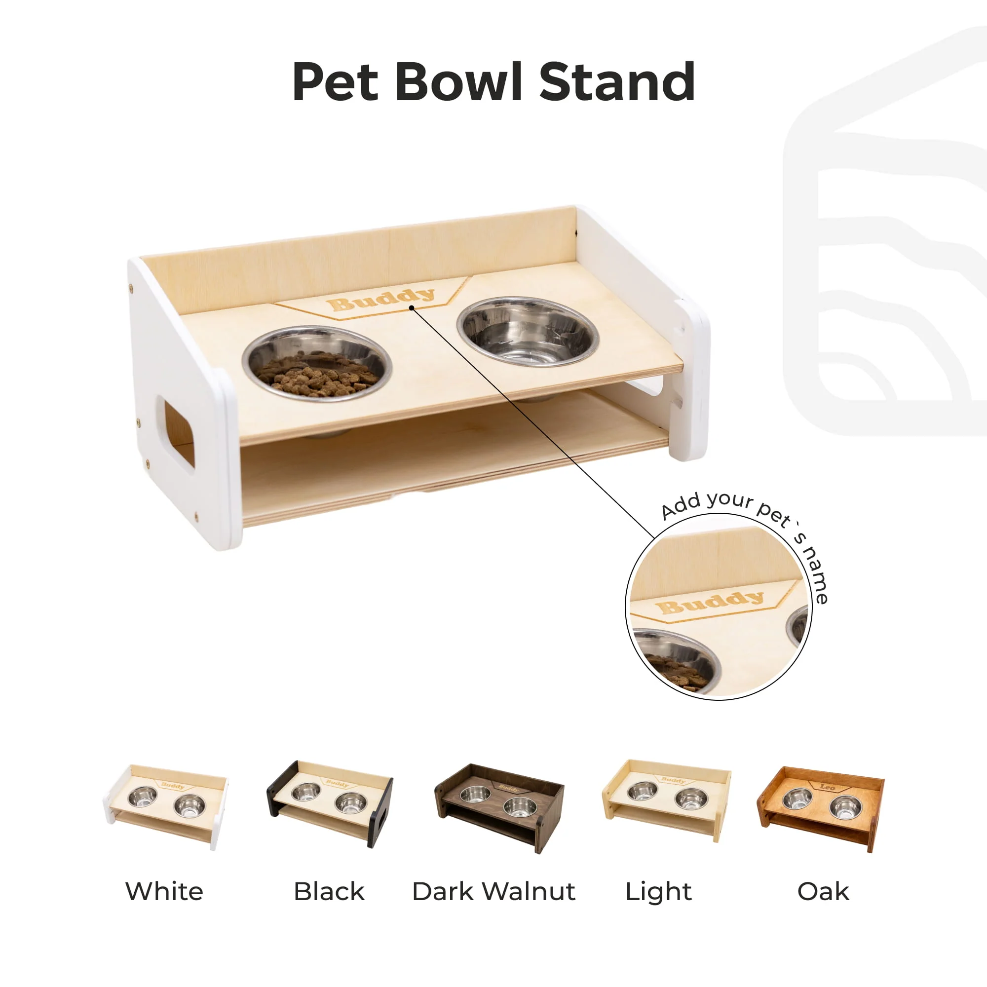 Pet Bowl Stand - Angled - Image 11