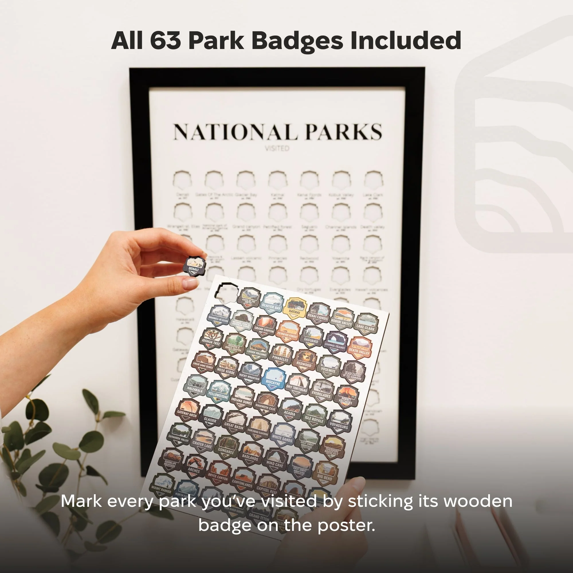 Poster Travel Tracker National Parks USA - Image 11