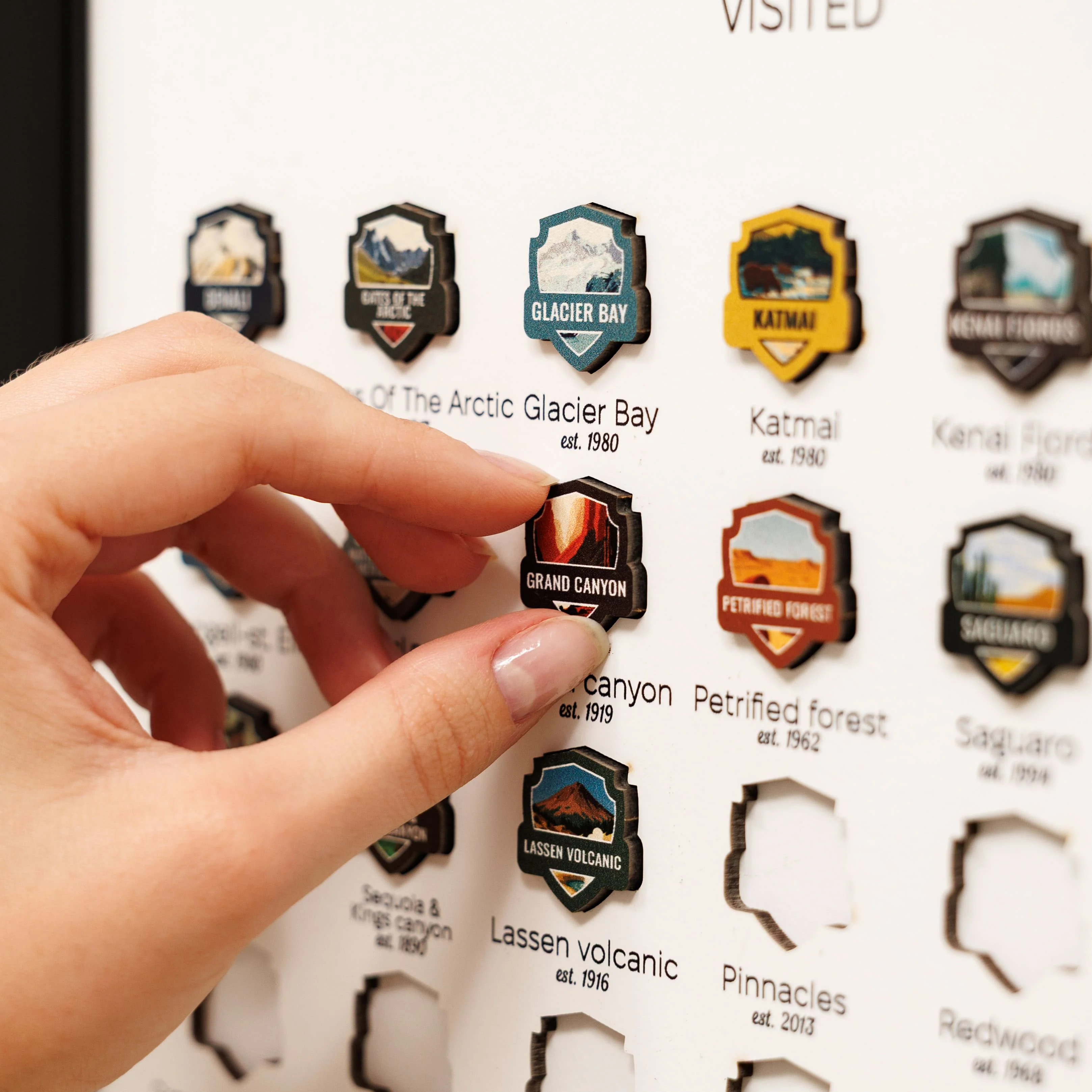 Poster Travel Tracker National Parks USA - Image 8