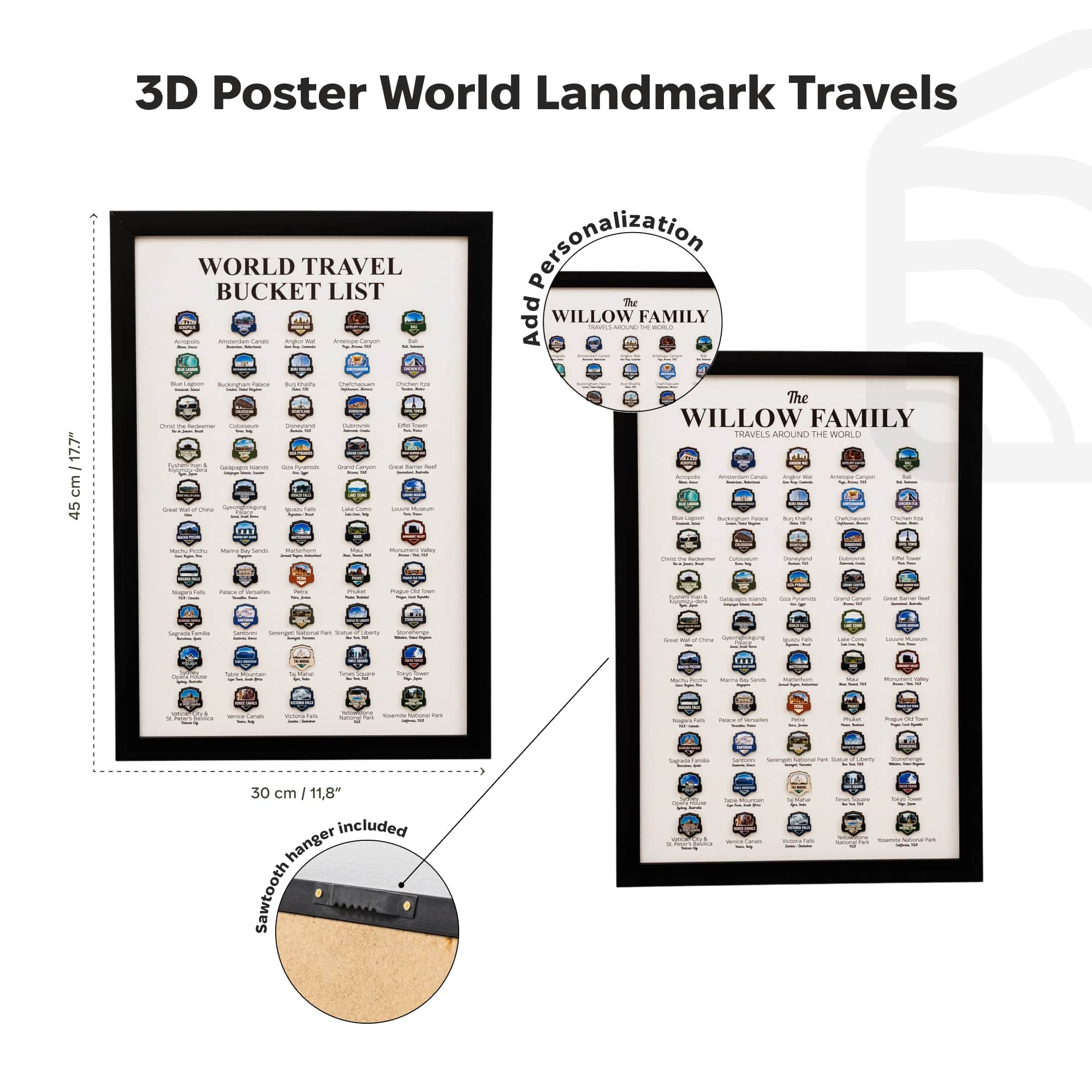 Poster Travel Tracker World Landmarks - Image 7