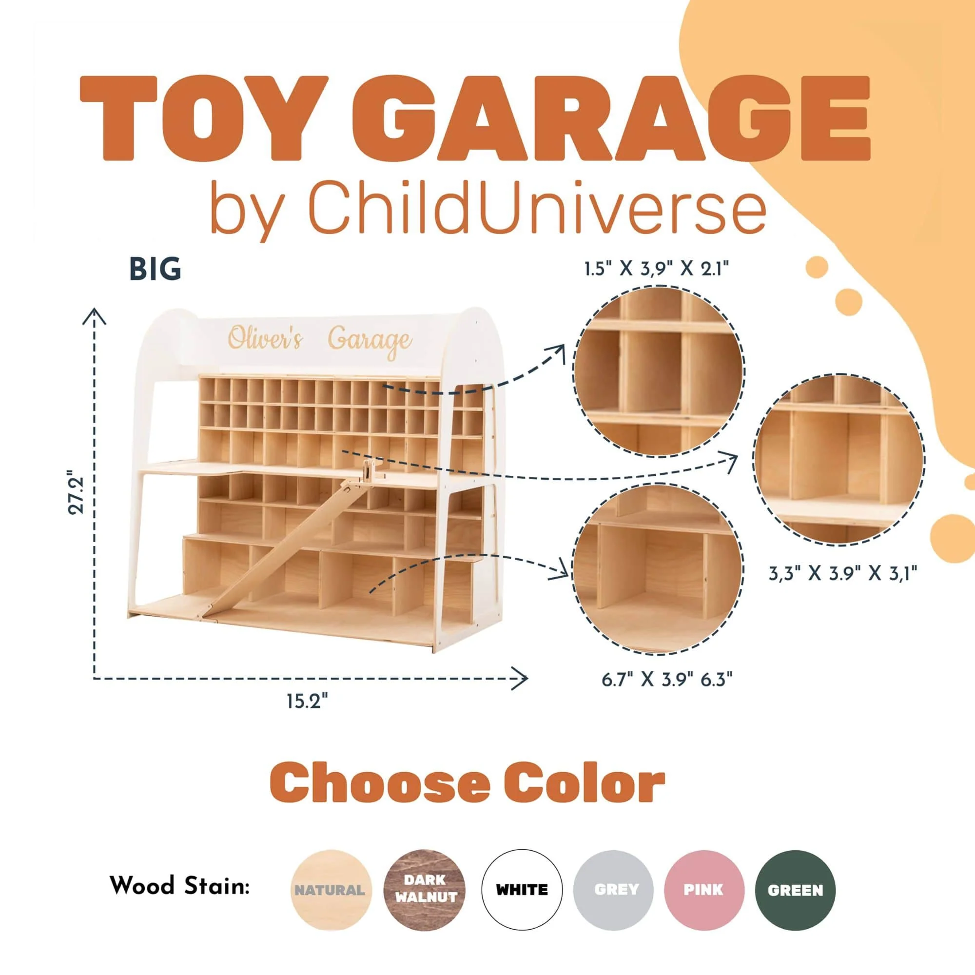 Toy Car Garage Storage - Image 13