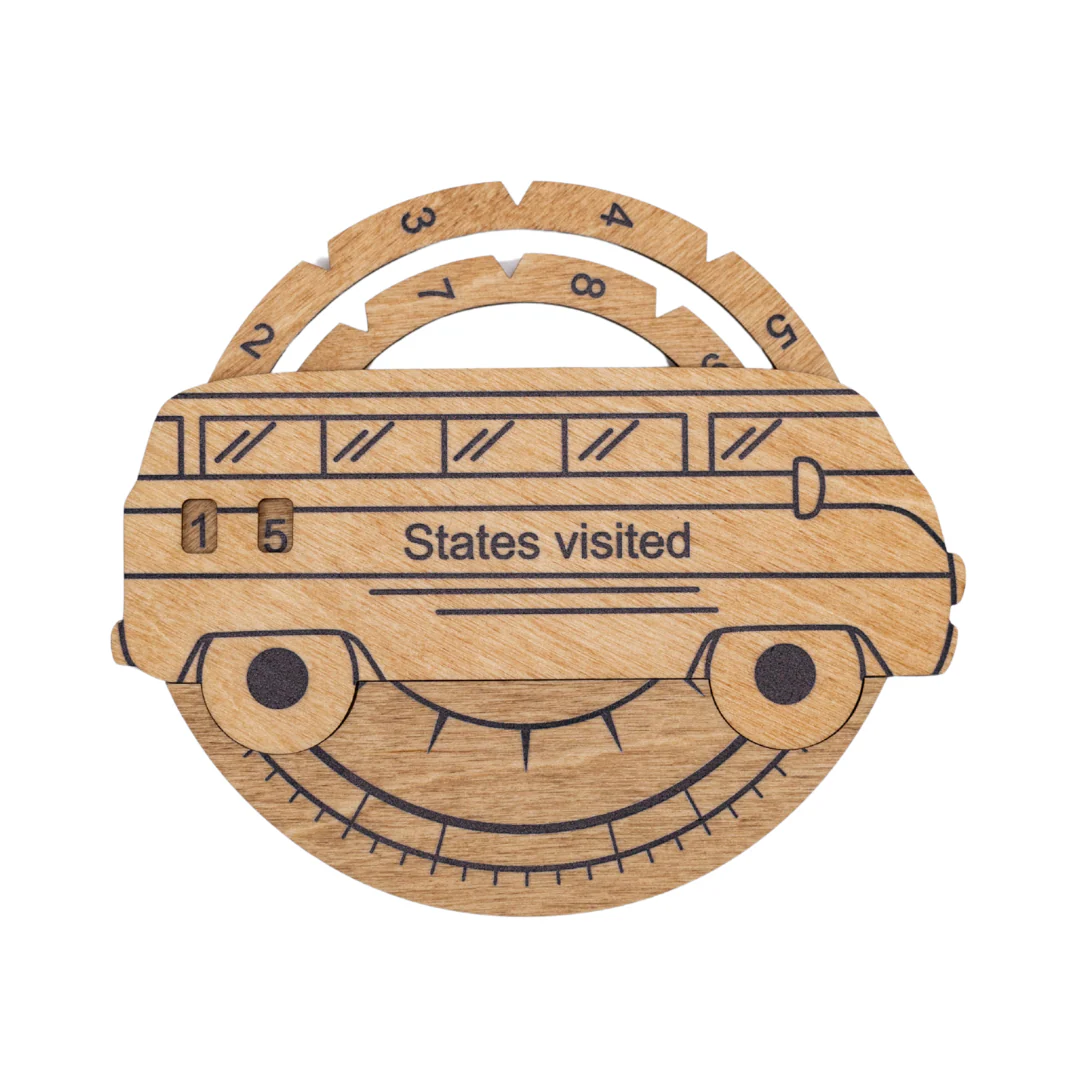 Travel Tracker 3D Wooden USA Map - Image 8