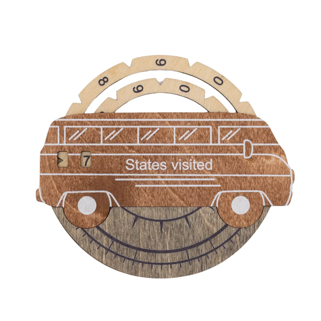 Travel Tracker 3D Wooden USA Map - Image 12