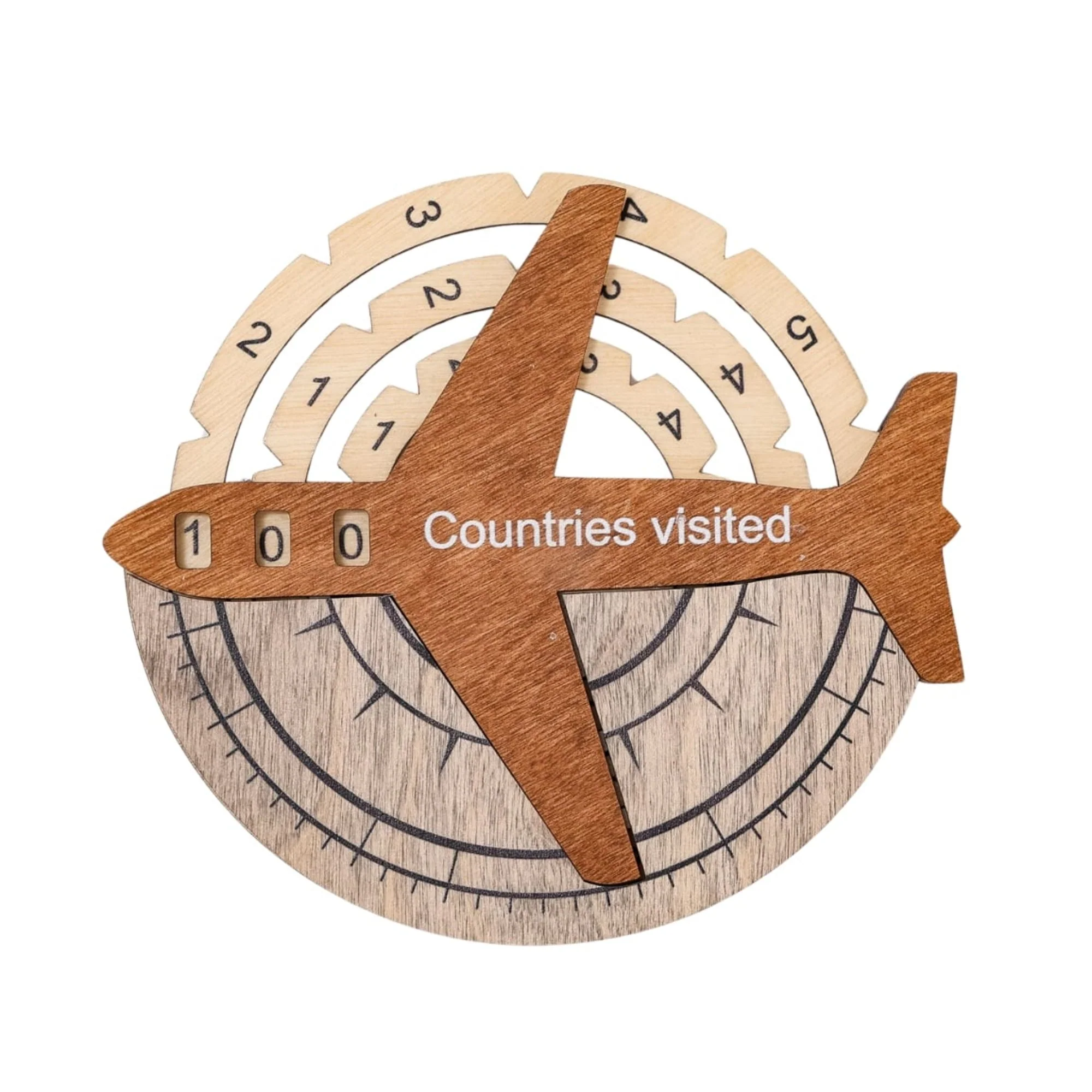 Travel Tracker 3D Wooden World Map - Image 10