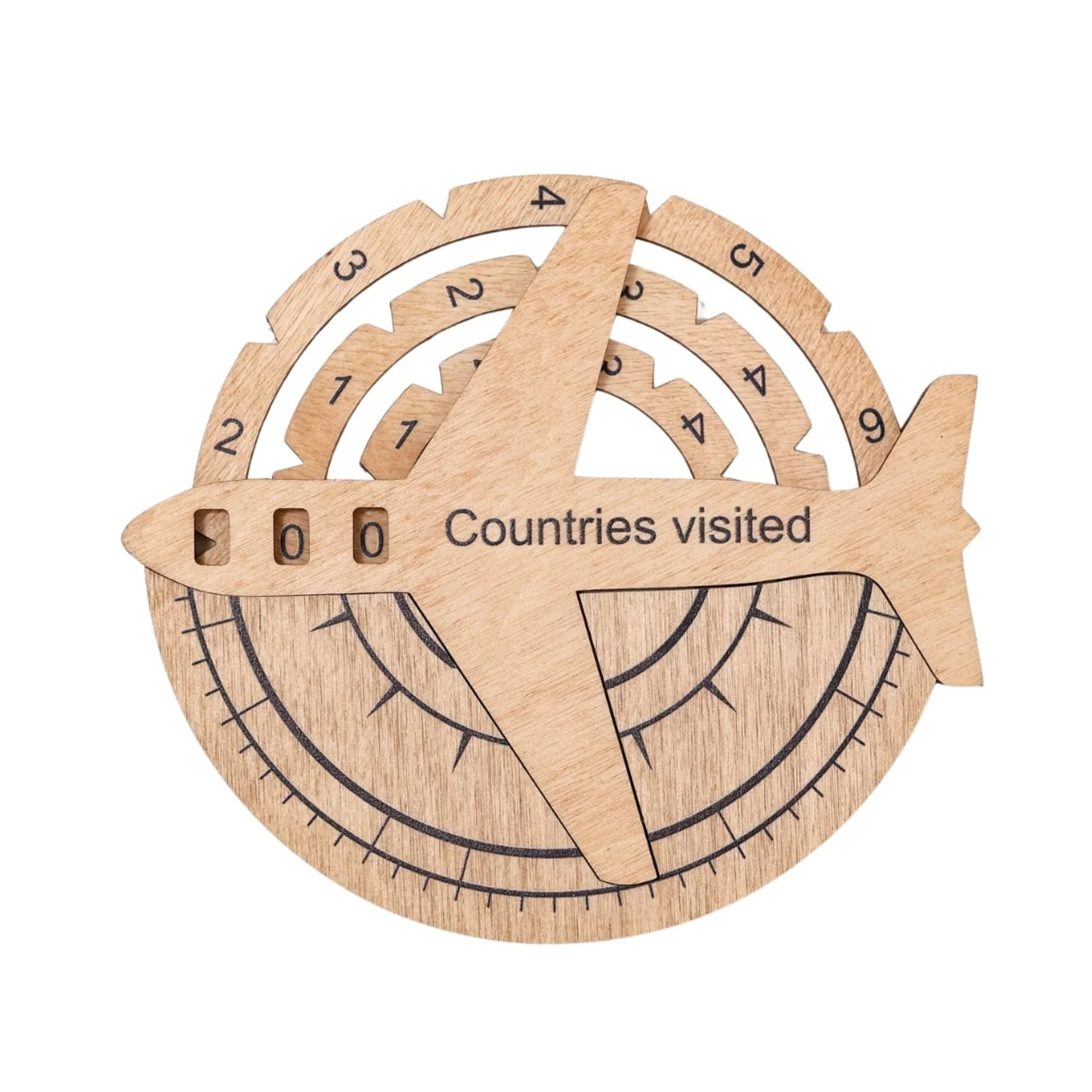 Travel Tracker 3D Wooden World Map - Image 12