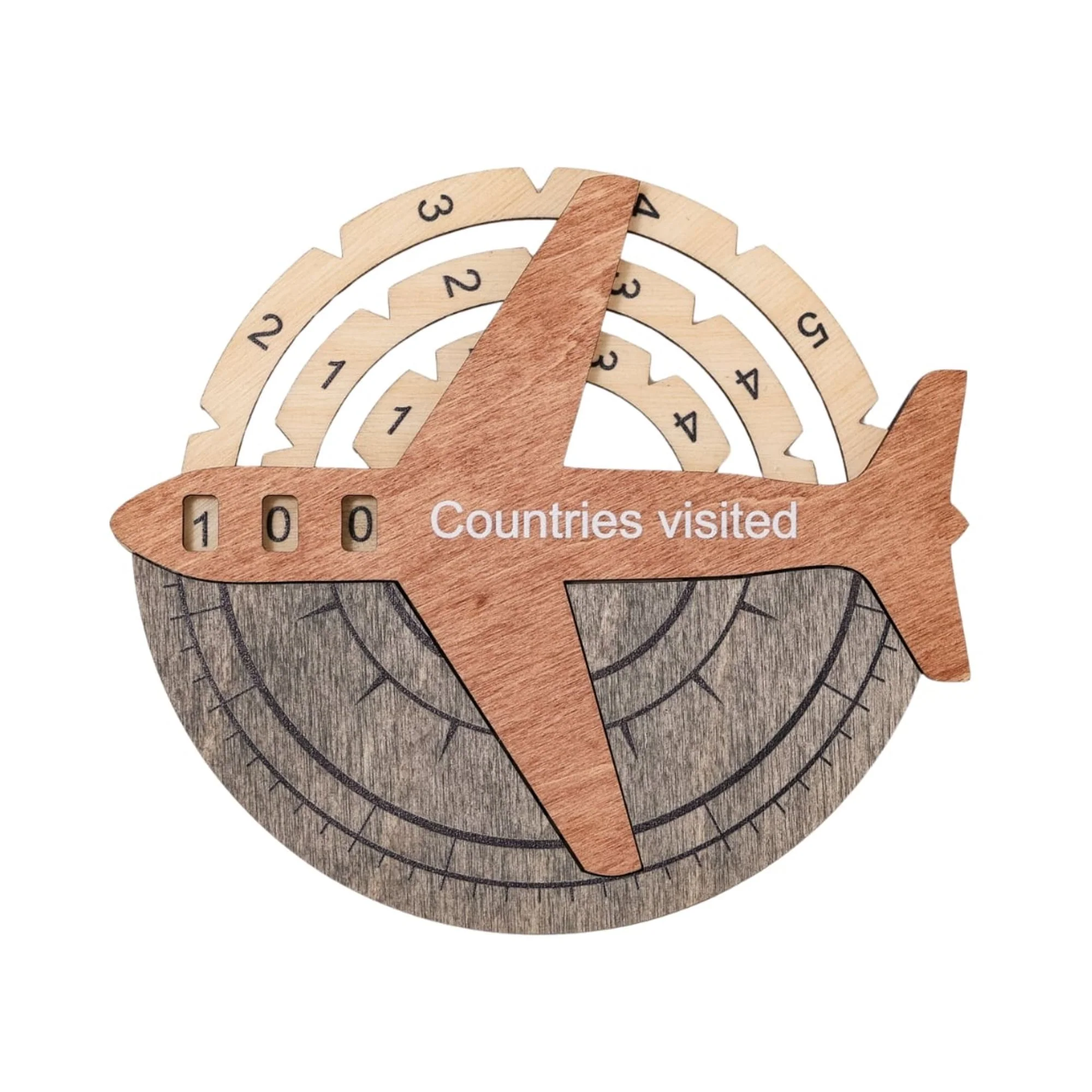 Travel Tracker 3D Wooden World Map - Image 13