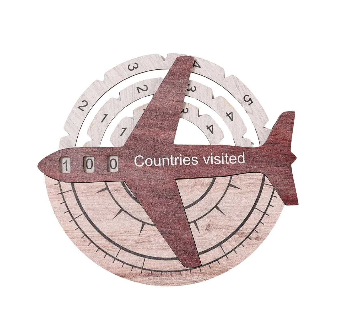 Travel Tracker 3D Wooden World Map - Image 17