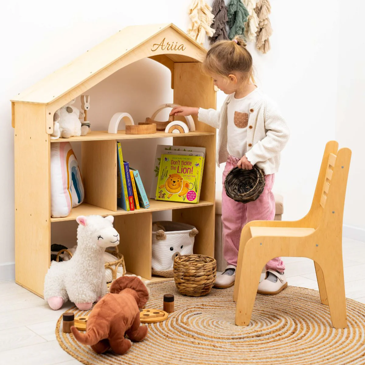 White Dollhouse Bookcase - Image 7