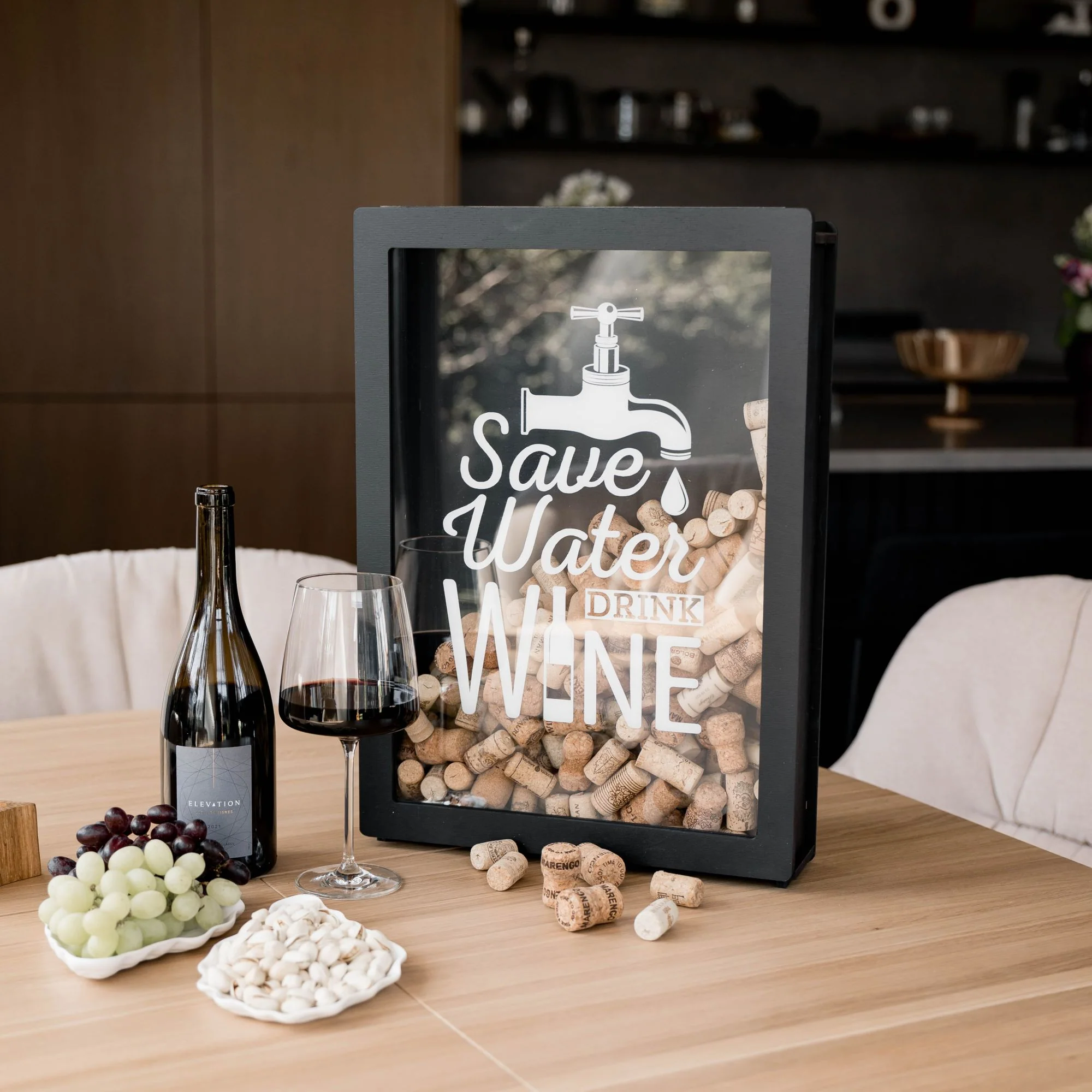 Wine Cork Box – Save Water, Drink Wine - Image 5