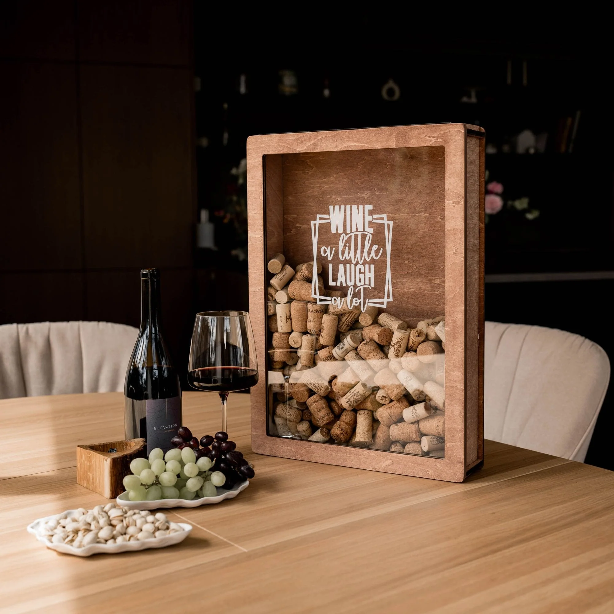 Wine Cork Box – Wine a Little, Laugh a Lot - Image 5