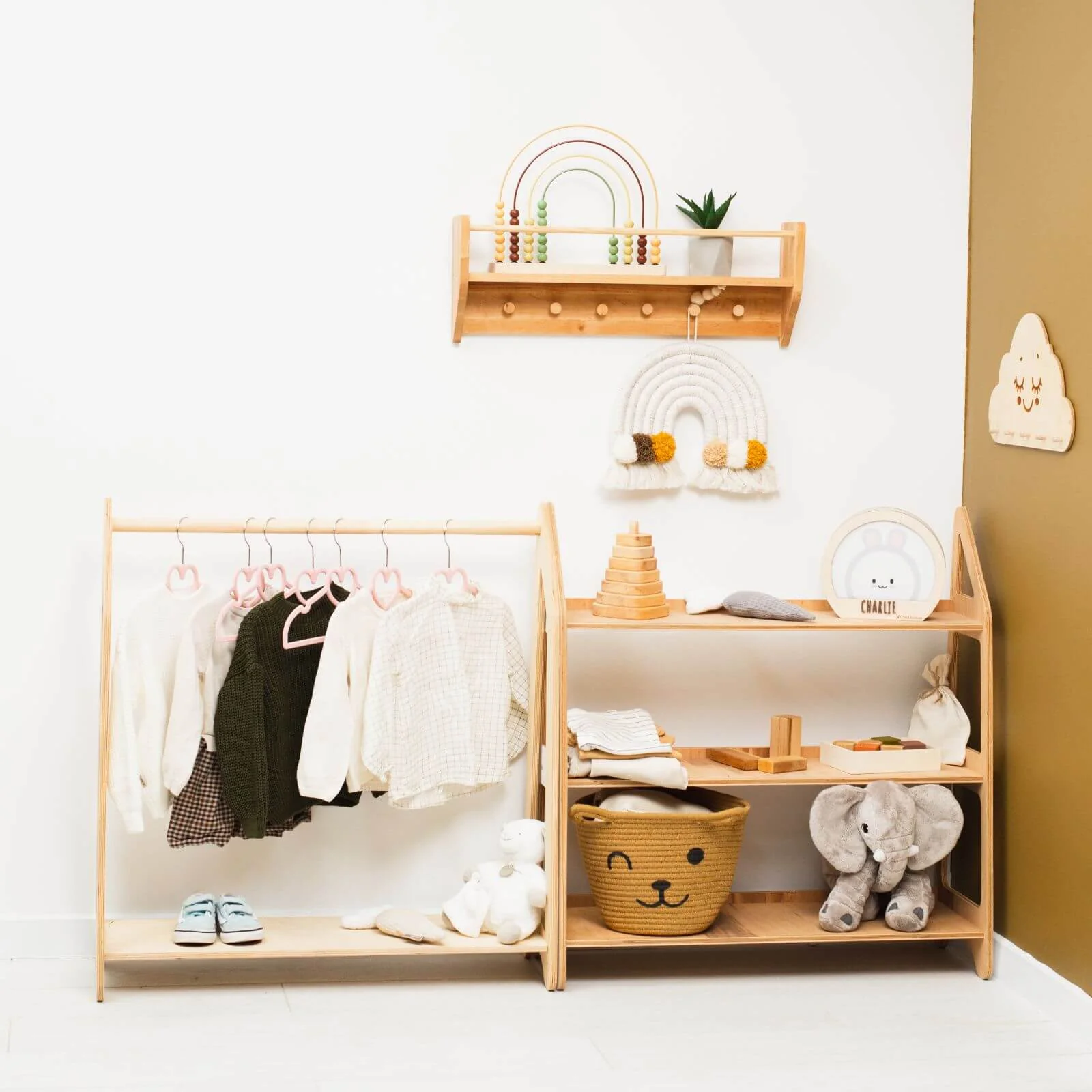 Wooden Clothing Rack - Image 12