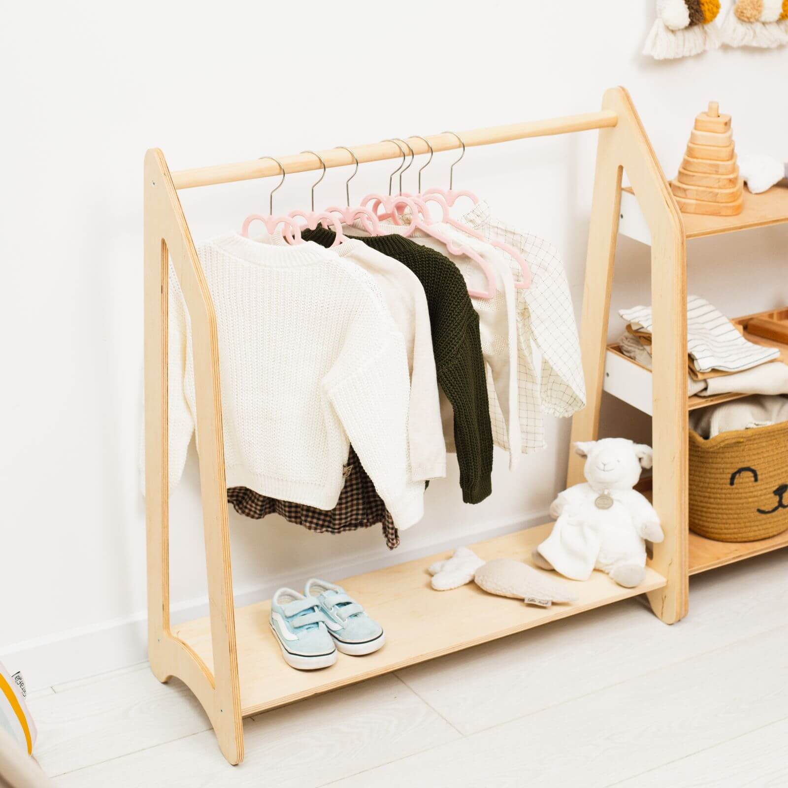 Wooden Clothing Rack - Image 13