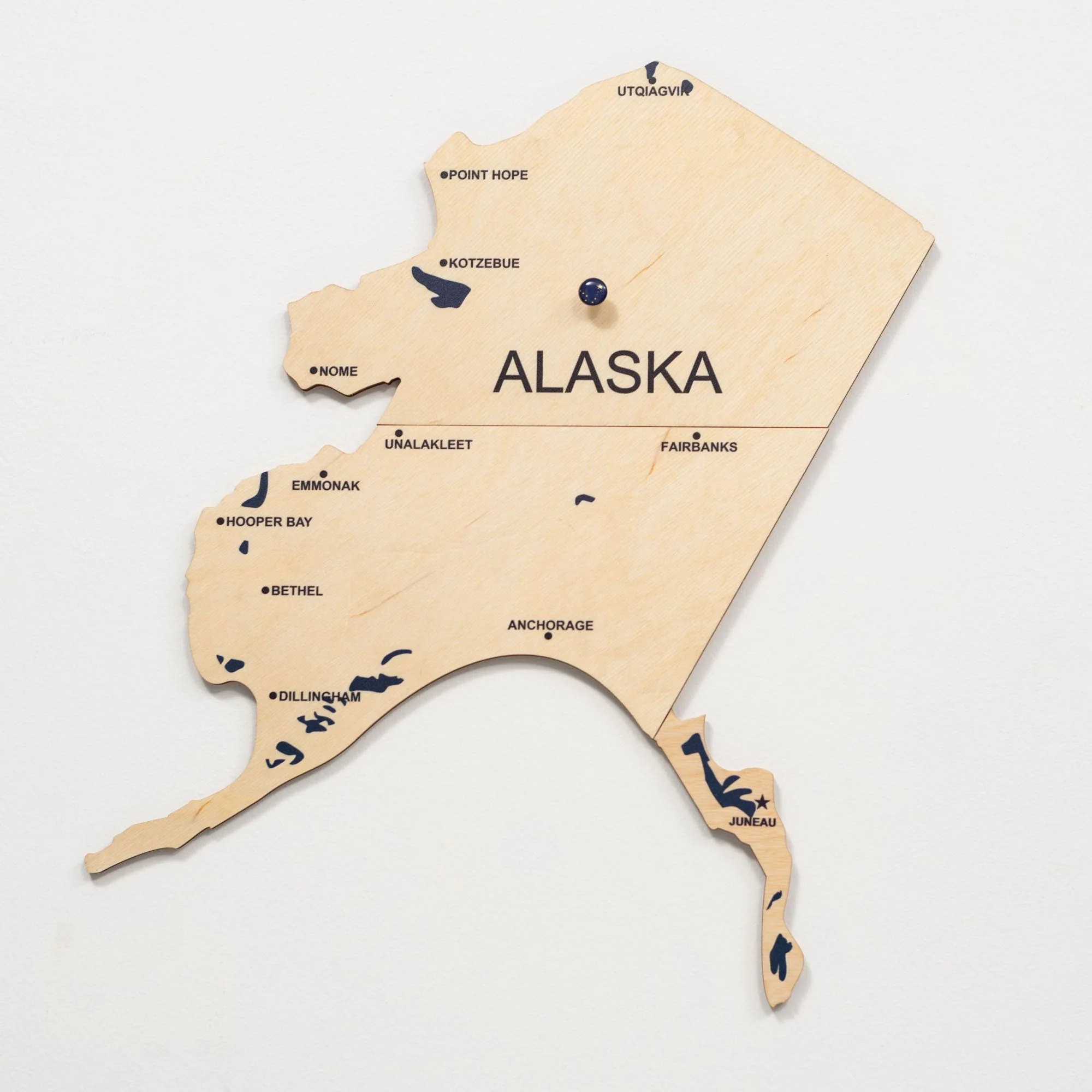 Wooden 3d Map of USA - Multicolor - Image 8