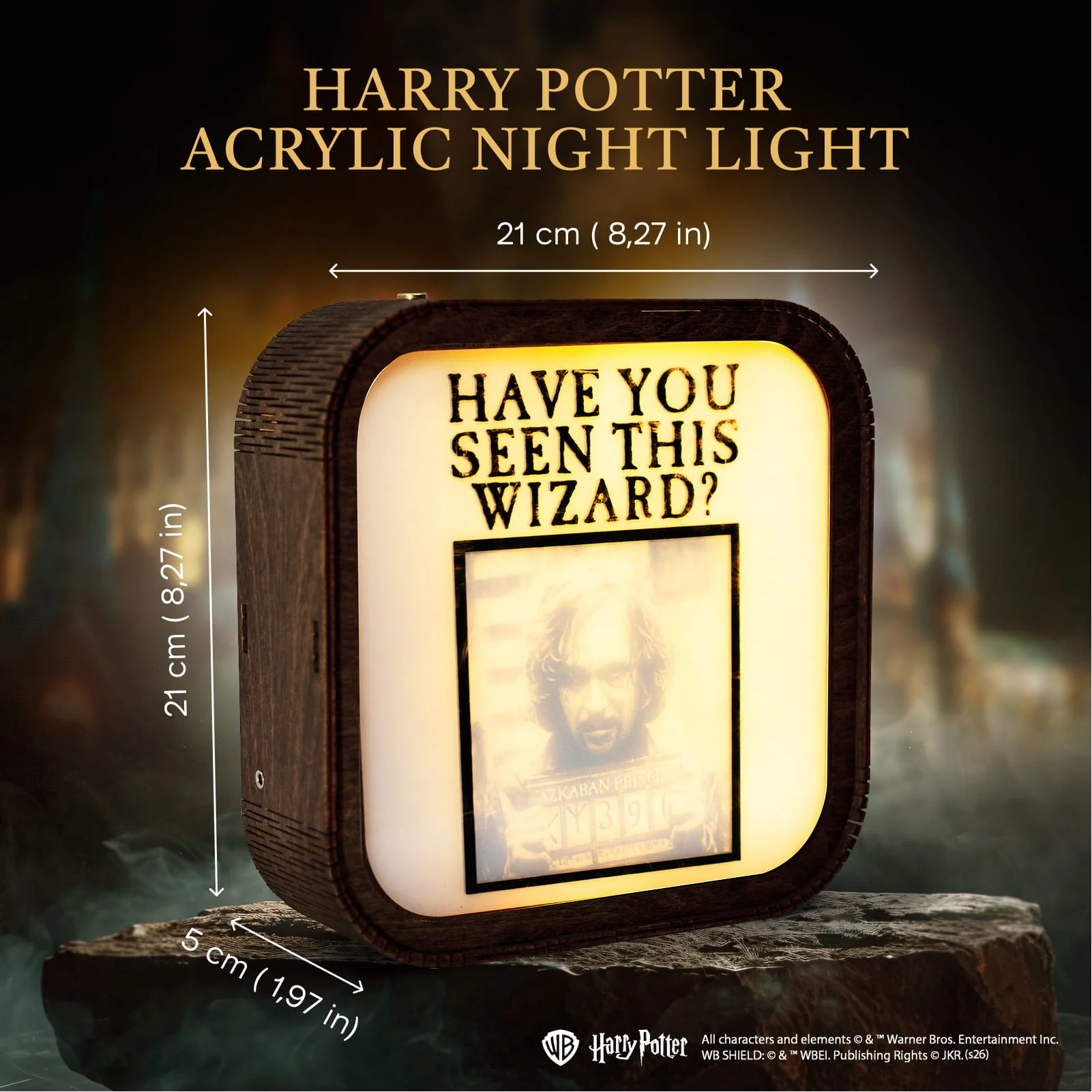 Wooden Acrylic Harry Potter Night Light - Azkaban Prisoner - Image 16