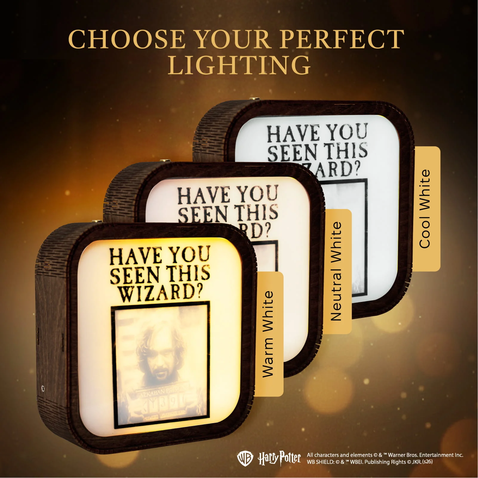 Wooden Acrylic Harry Potter Night Light - Azkaban Prisoner - Image 17