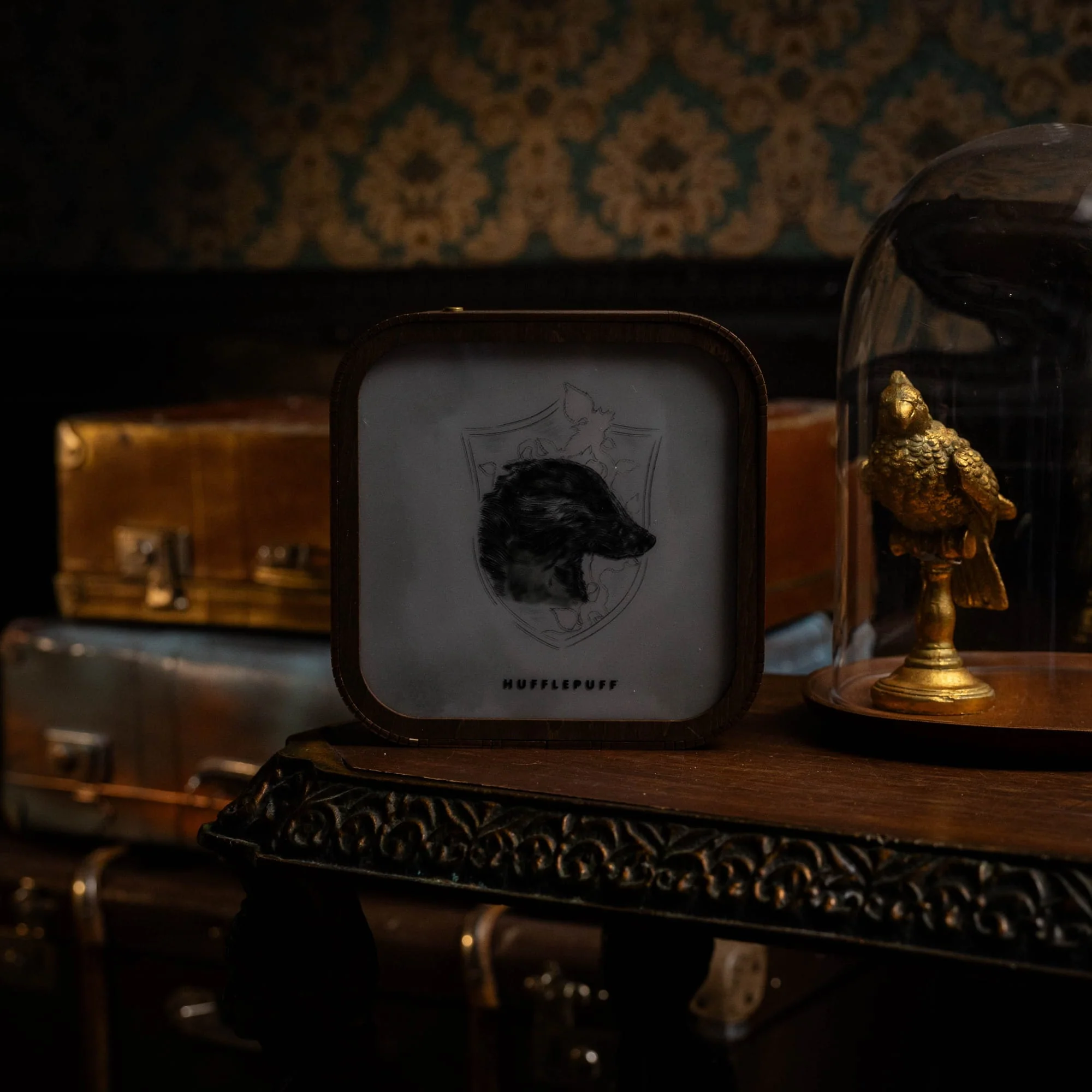 Wooden Acrylic Harry Potter Night Light - Badger of Hufflepuff - Image 5