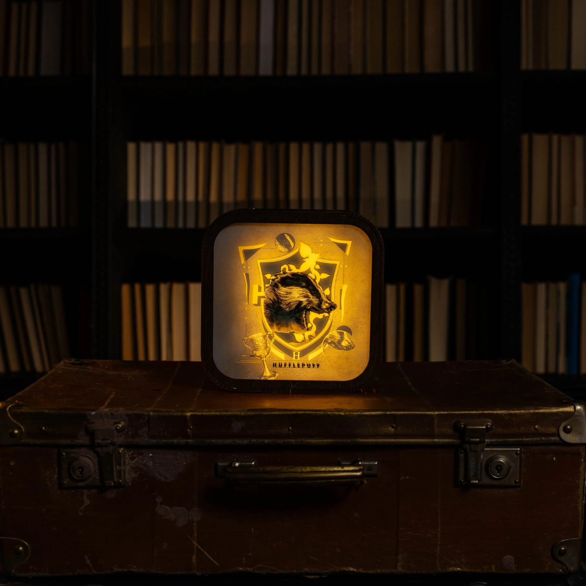 Wooden Acrylic Harry Potter Night Light - Badger of Hufflepuff - Image 8