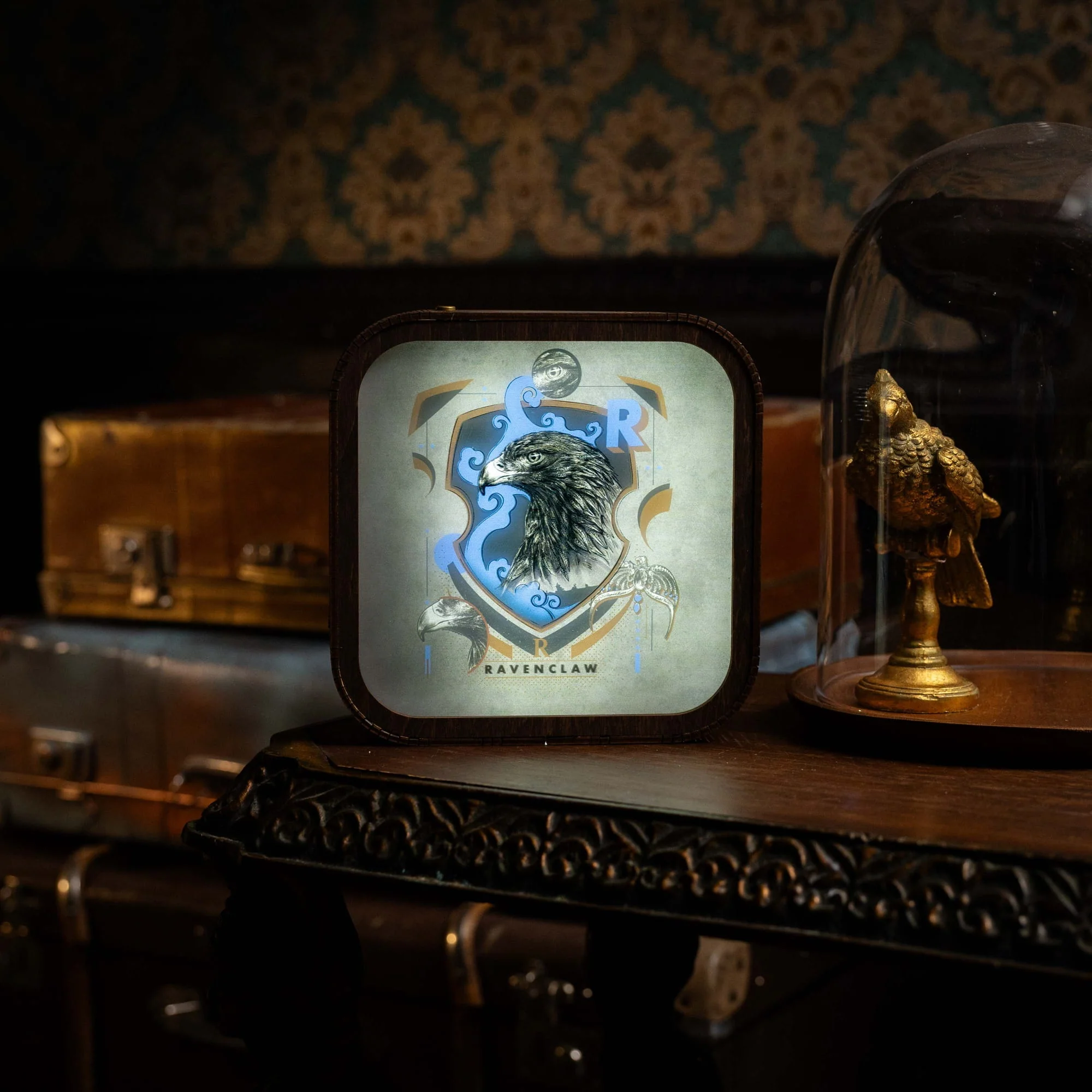 Wooden Acrylic Harry Potter Night Light - Eagle of Ravenclaw - Image 3