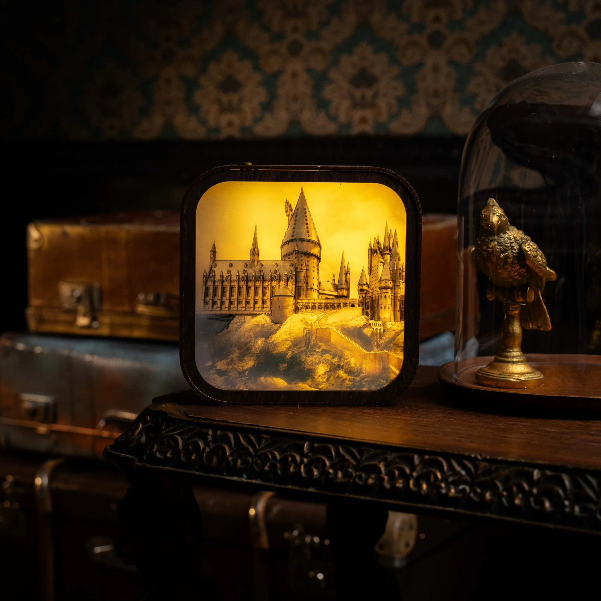 Wooden Acrylic Harry Potter Night Light - Hogwarts Castle - Image 6