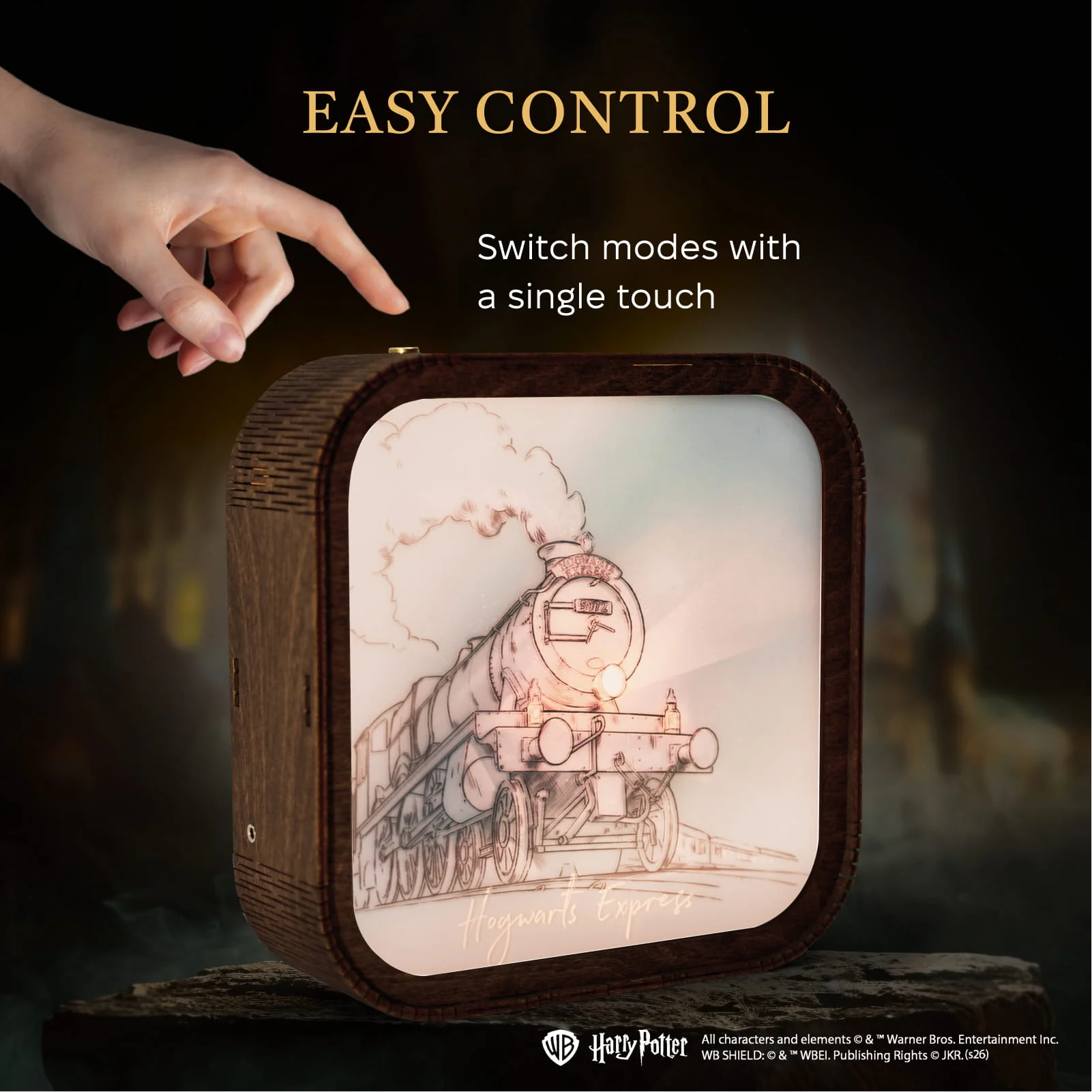 Wooden Acrylic Harry Potter Night Light - Hogwarts Express - Image 12