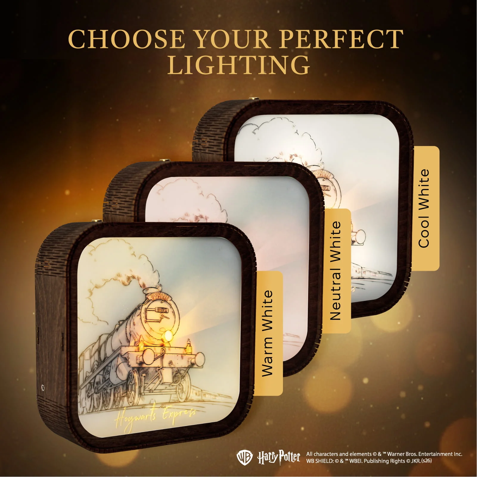 Wooden Acrylic Harry Potter Night Light - Hogwarts Express - Image 16