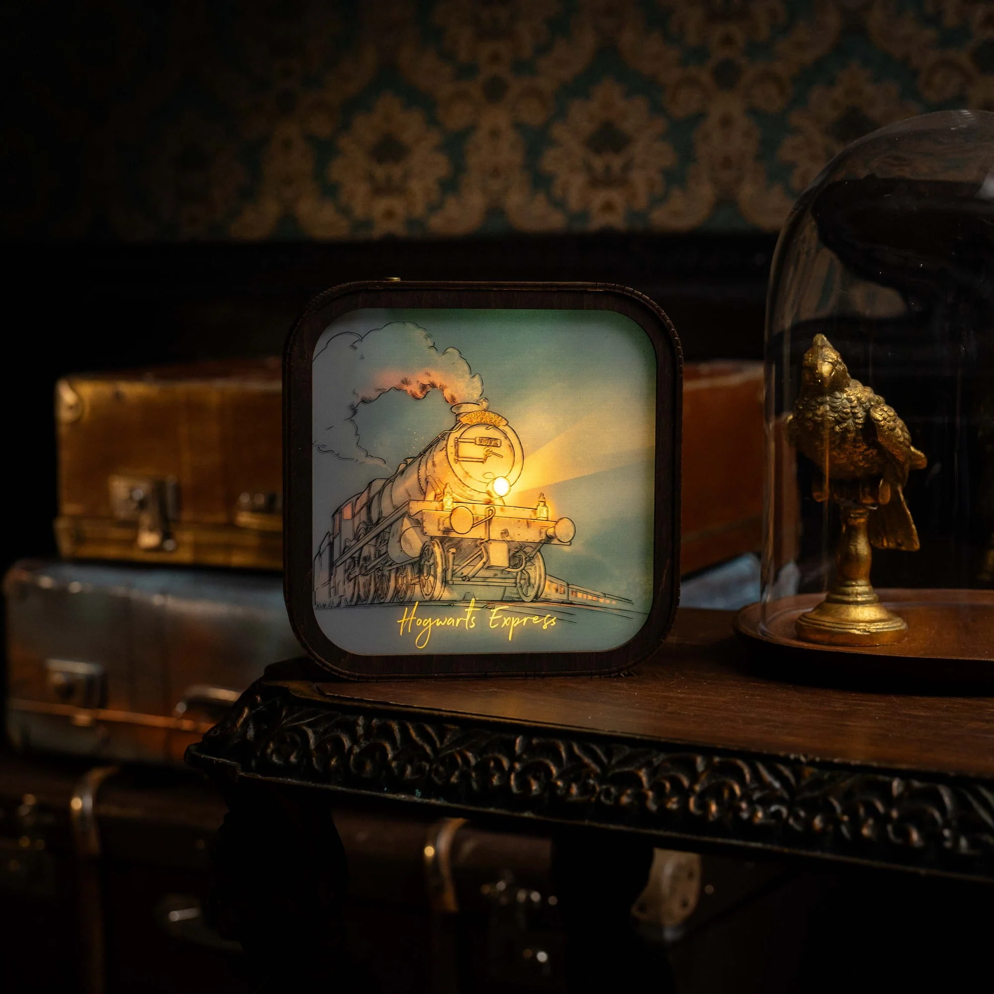 Wooden Acrylic Harry Potter Night Light - Hogwarts Express - Image 6