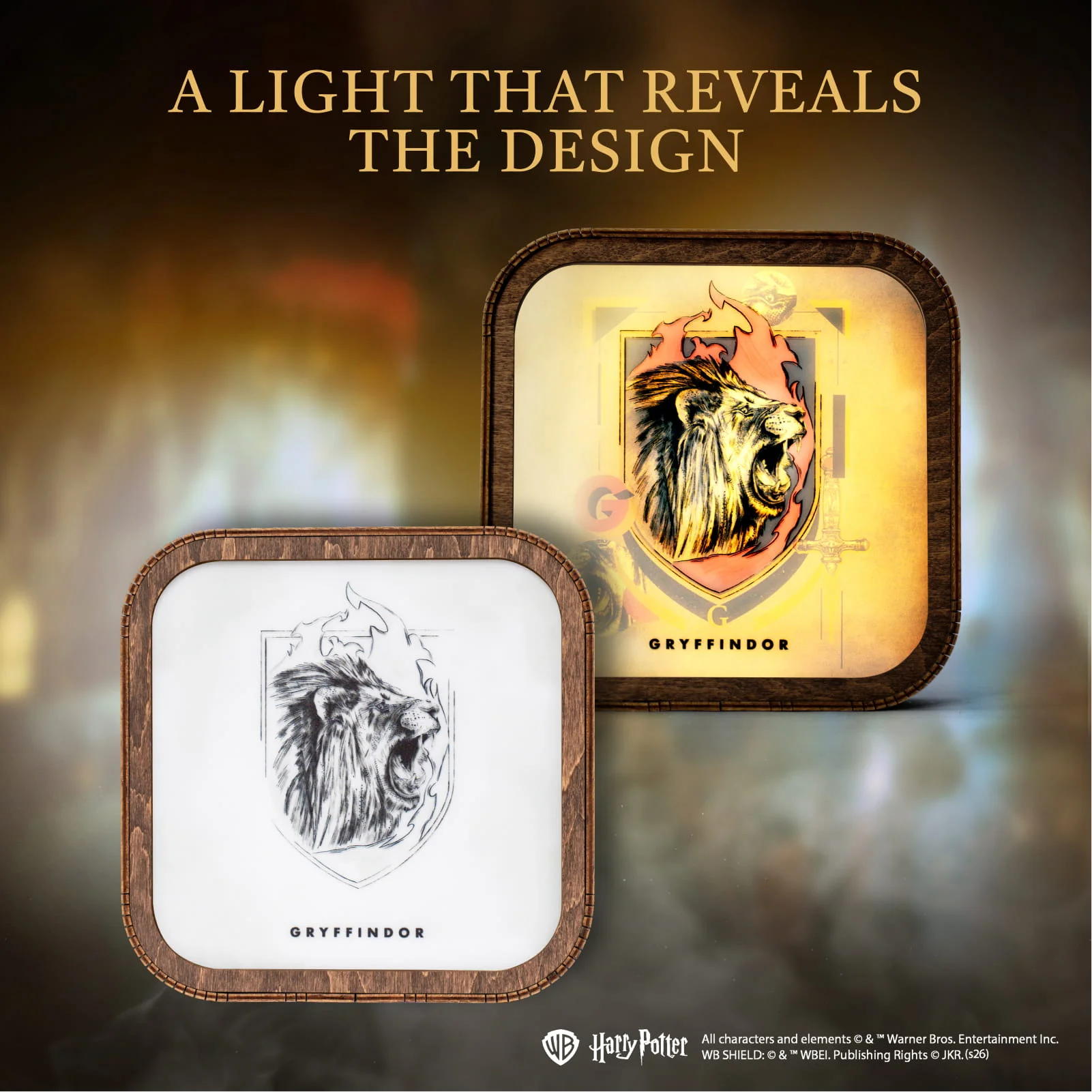 Wooden Acrylic Harry Potter Night Light - Lion of Gryffindor - Image 11