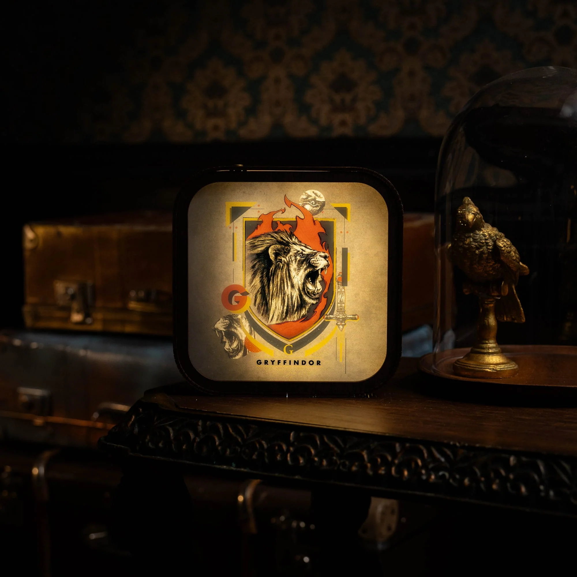 Wooden Acrylic Harry Potter Night Light - Lion of Gryffindor - Image 4