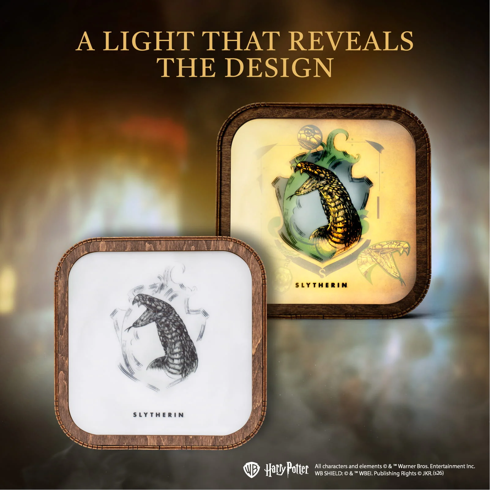 Wooden Acrylic Harry Potter Night Light - Serpent of Slytherin - Image 13