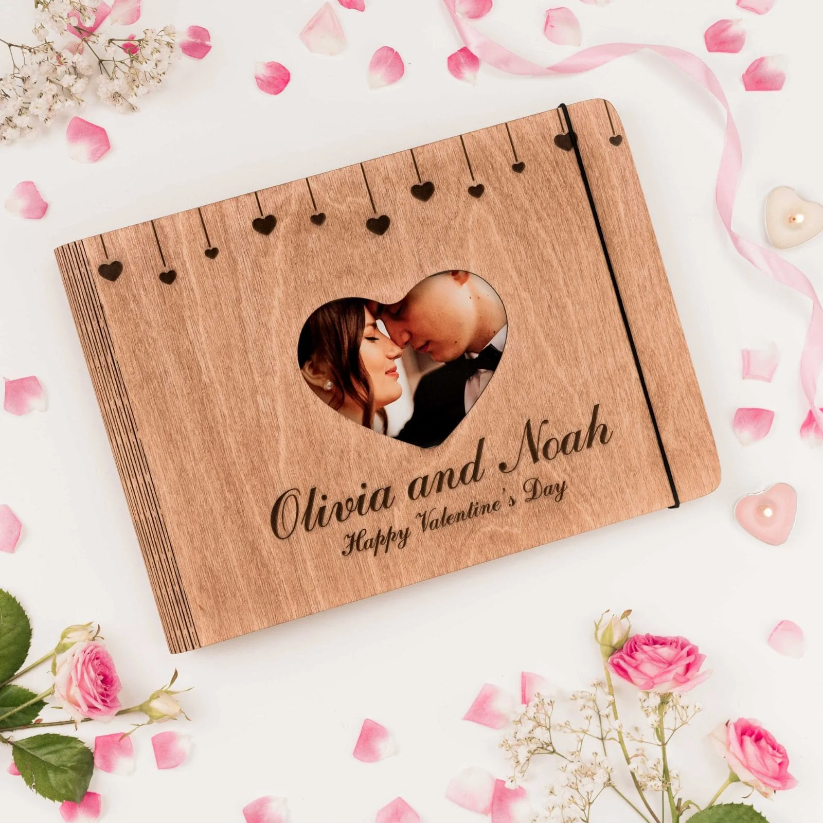 Wooden Album Heart - Image 5
