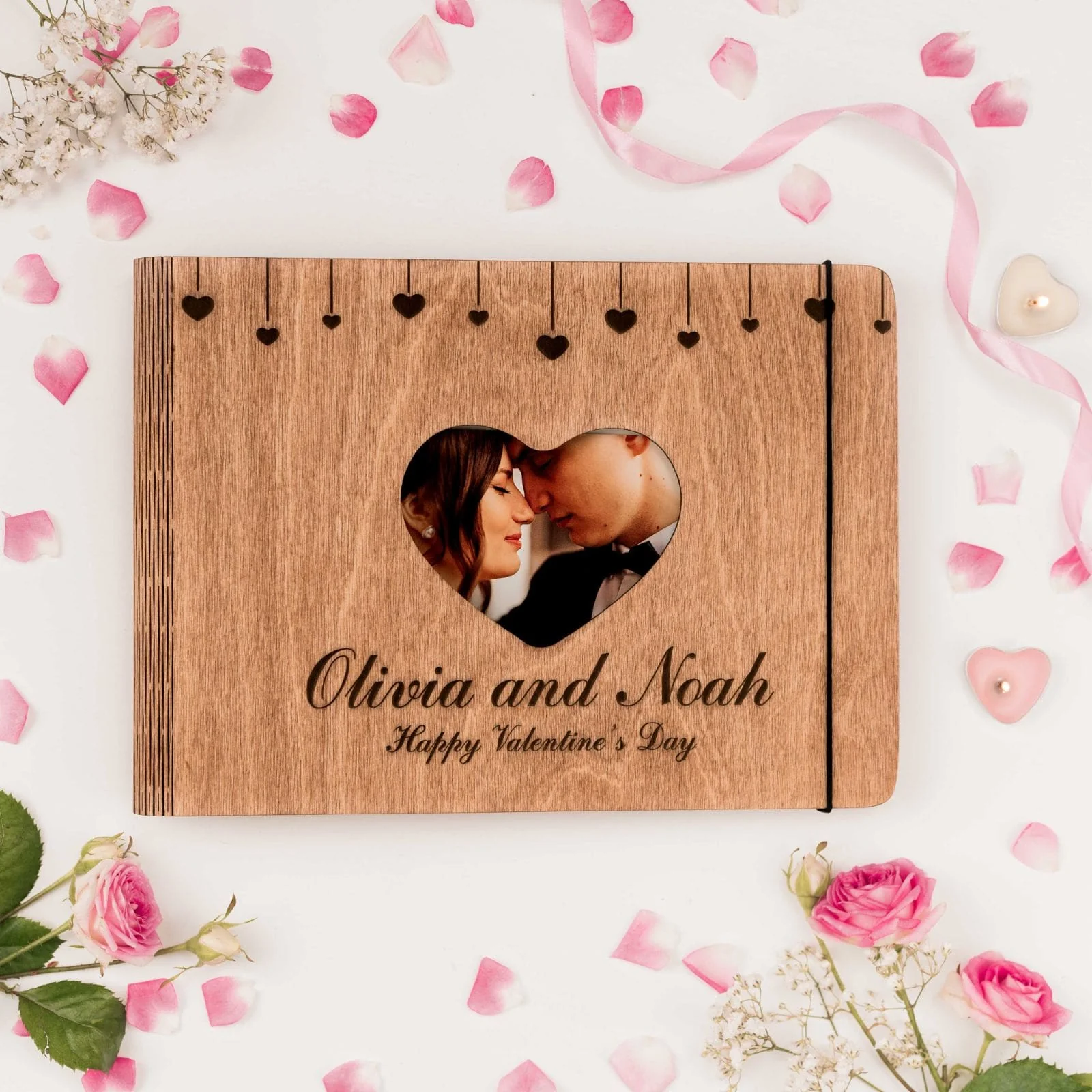 Wooden Album Heart - Image 6