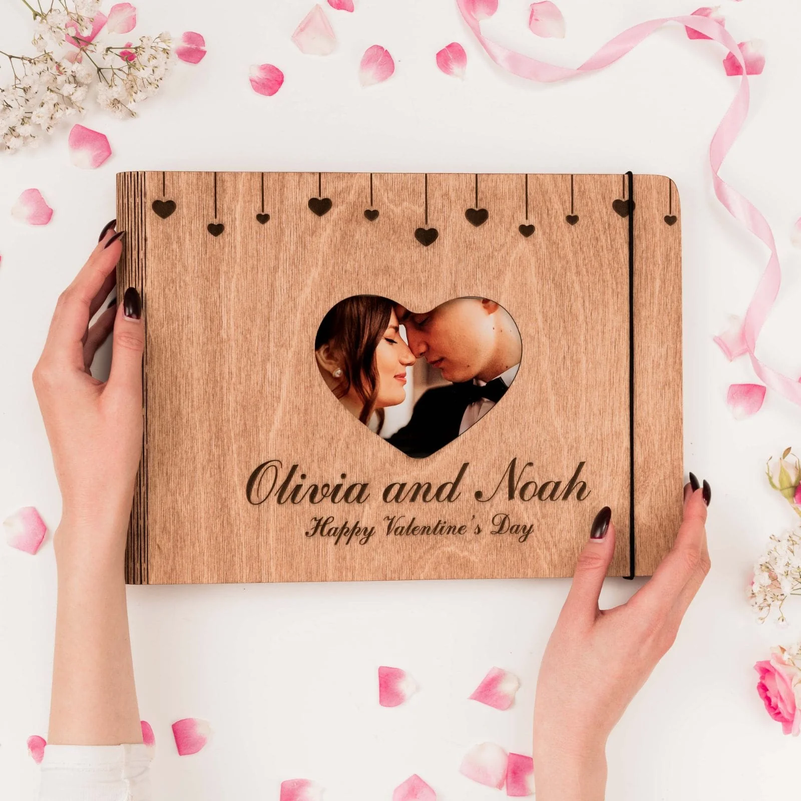 Wooden Album Heart - Image 8