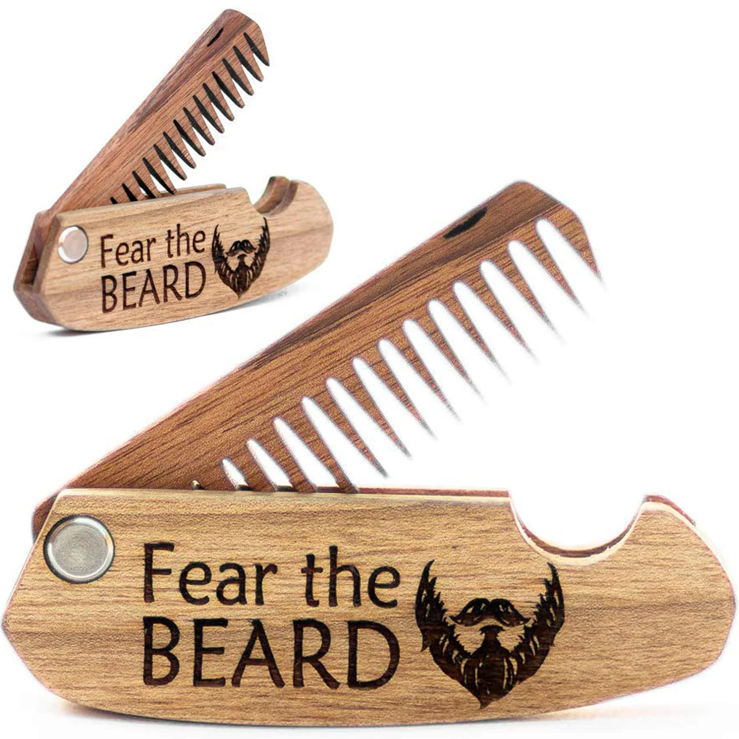 Wooden Beard Comb – Fear the Beard - Image 5