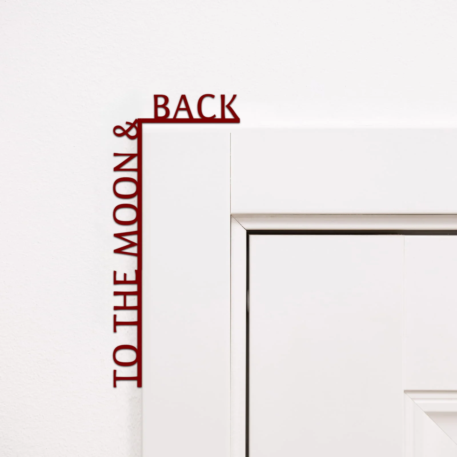 Wooden Corner Quote – To the Moon & Back