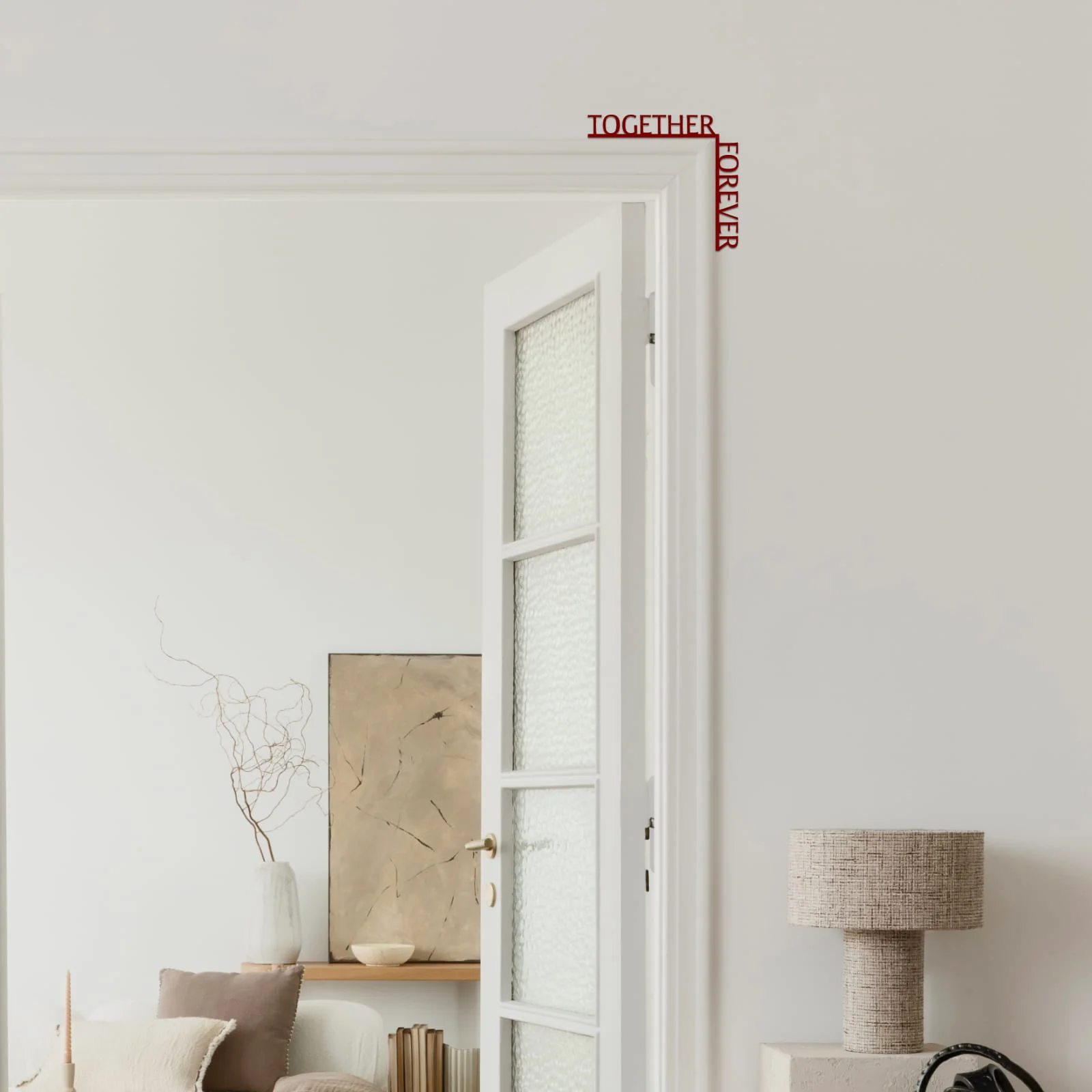 Wooden Corner Quote – Together Forever - Image 5