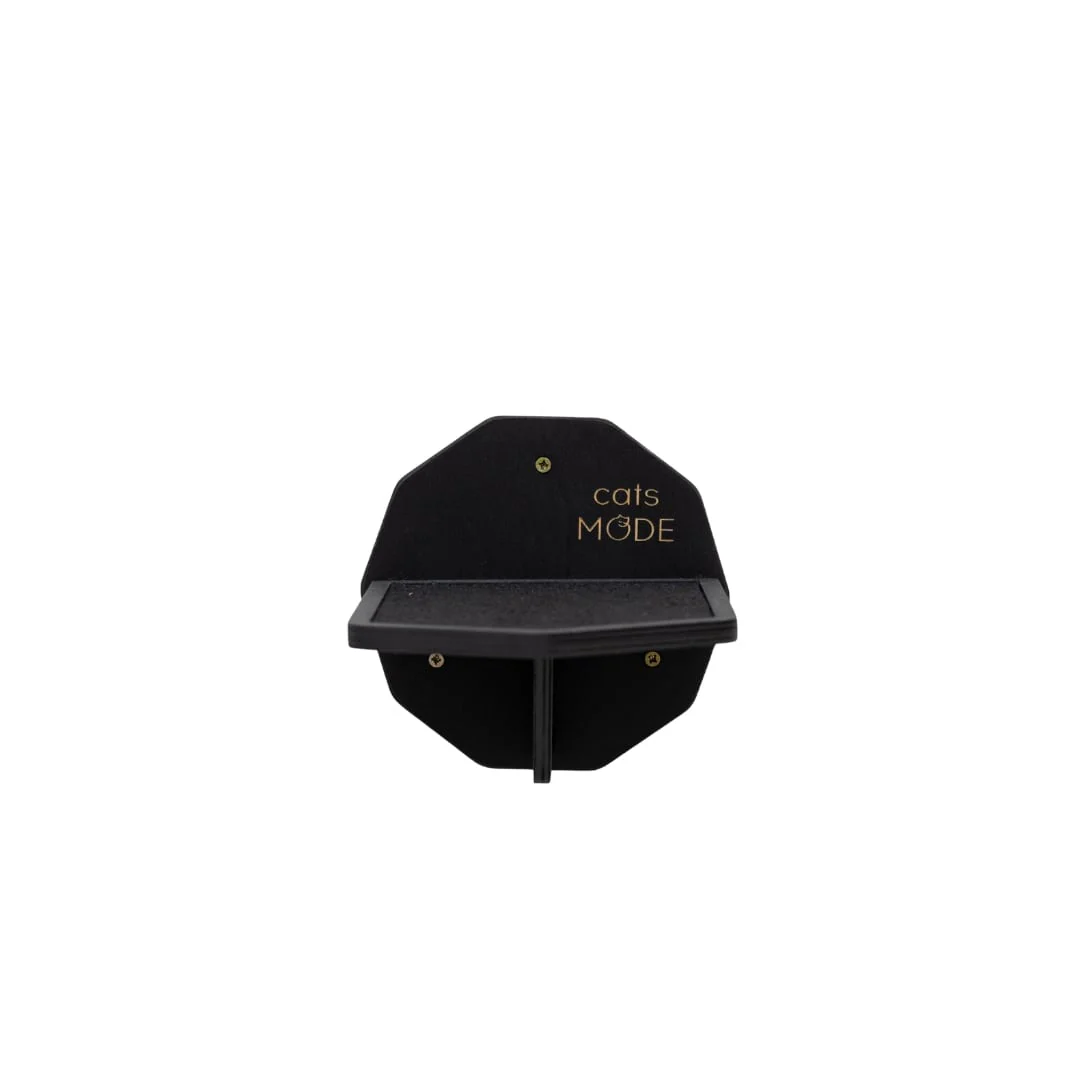 Wooden Hexagon Step - Black - Image 3