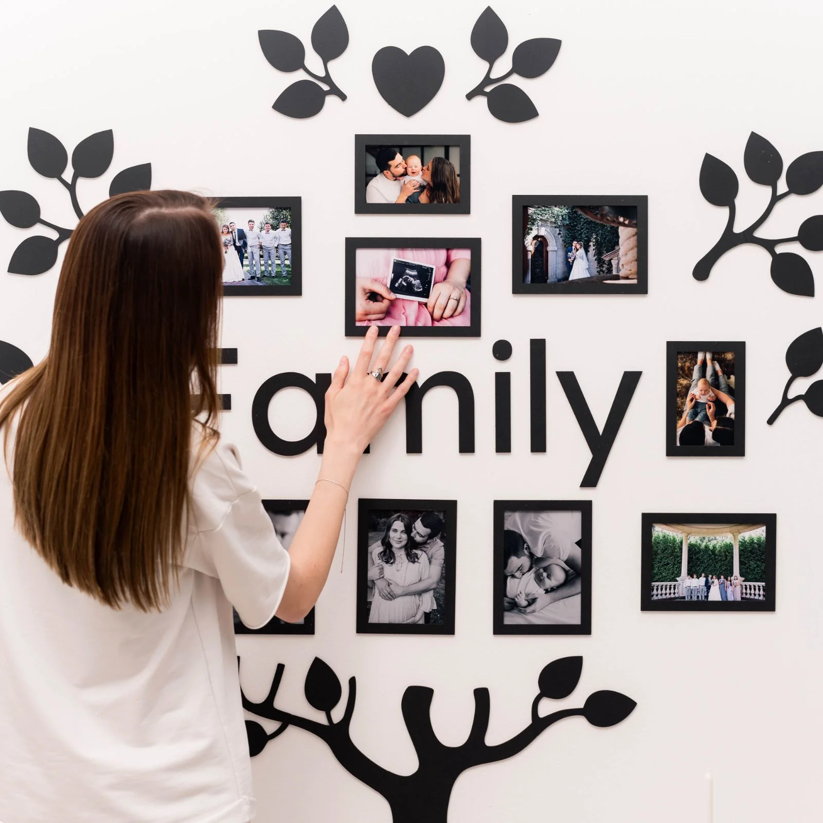Wooden Led Family Tree - Black Ember - Image 9