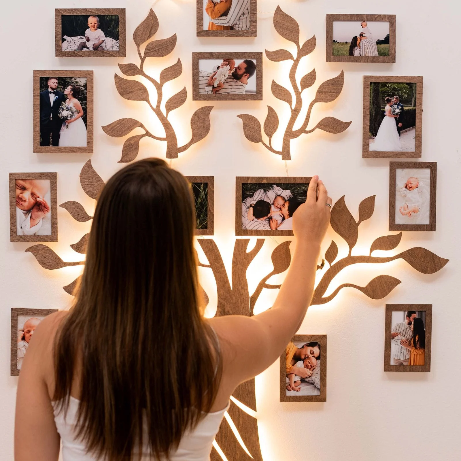 Wooden Led Family Tree - Nova - Image 11