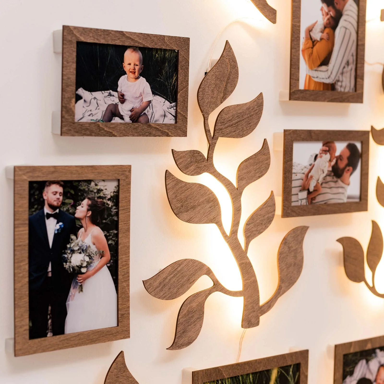 Wooden Led Family Tree - Nova - Image 4