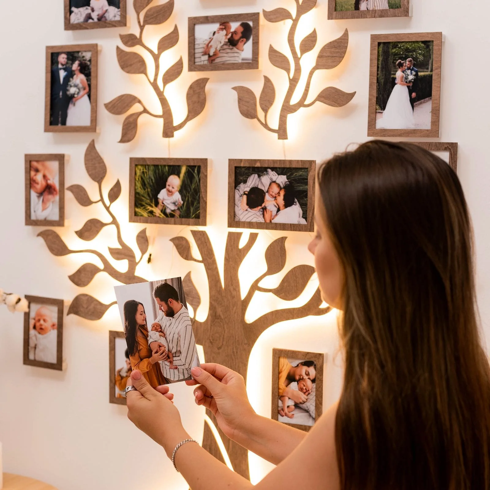 Wooden Led Family Tree - Nova - Image 8