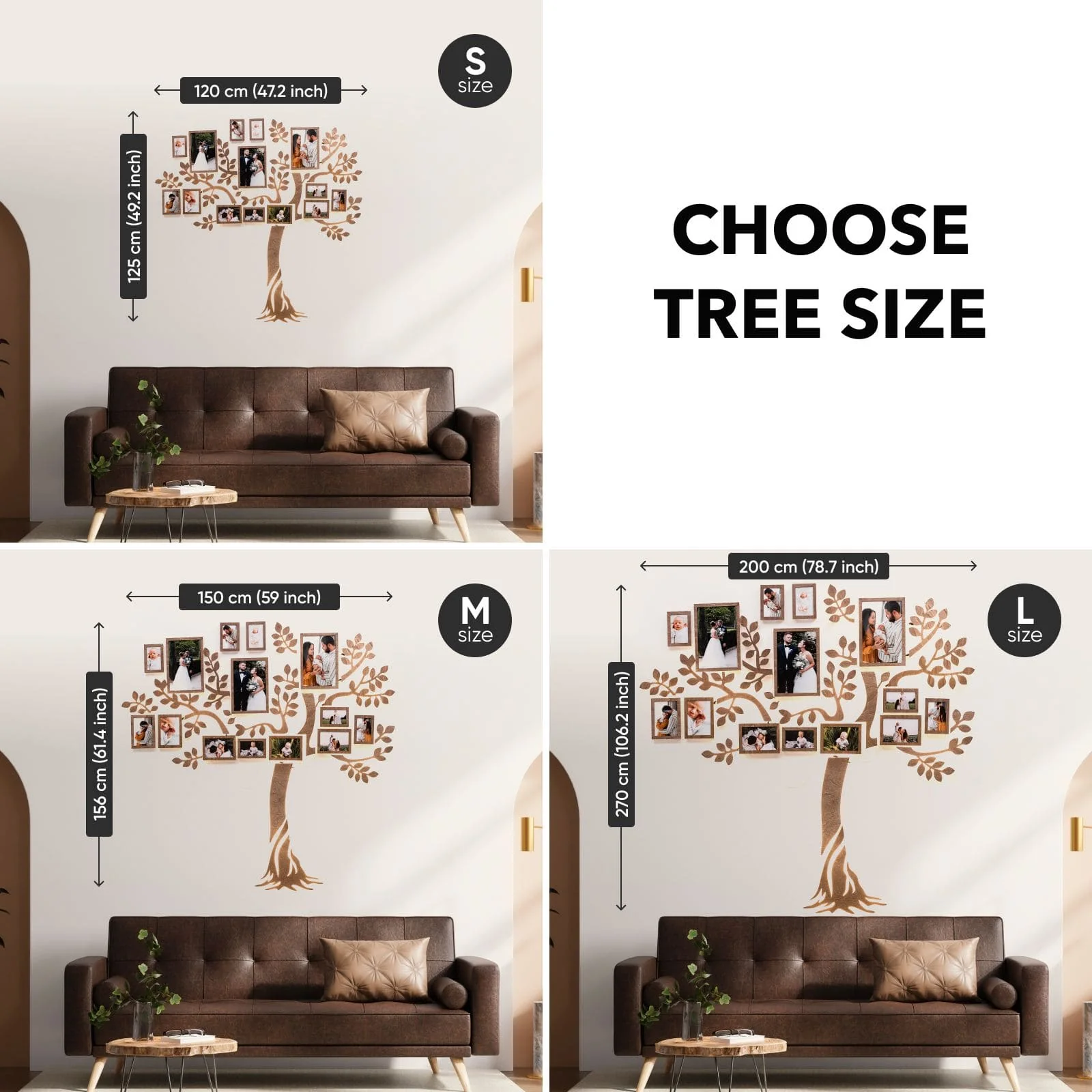 Wooden Led Family Tree - Starlight - Image 18