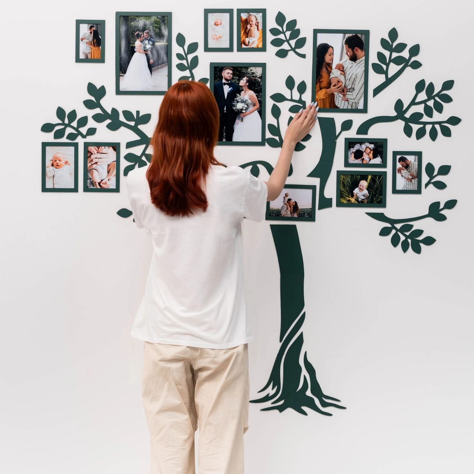 Wooden Led Family Tree - Starlight - Image 3